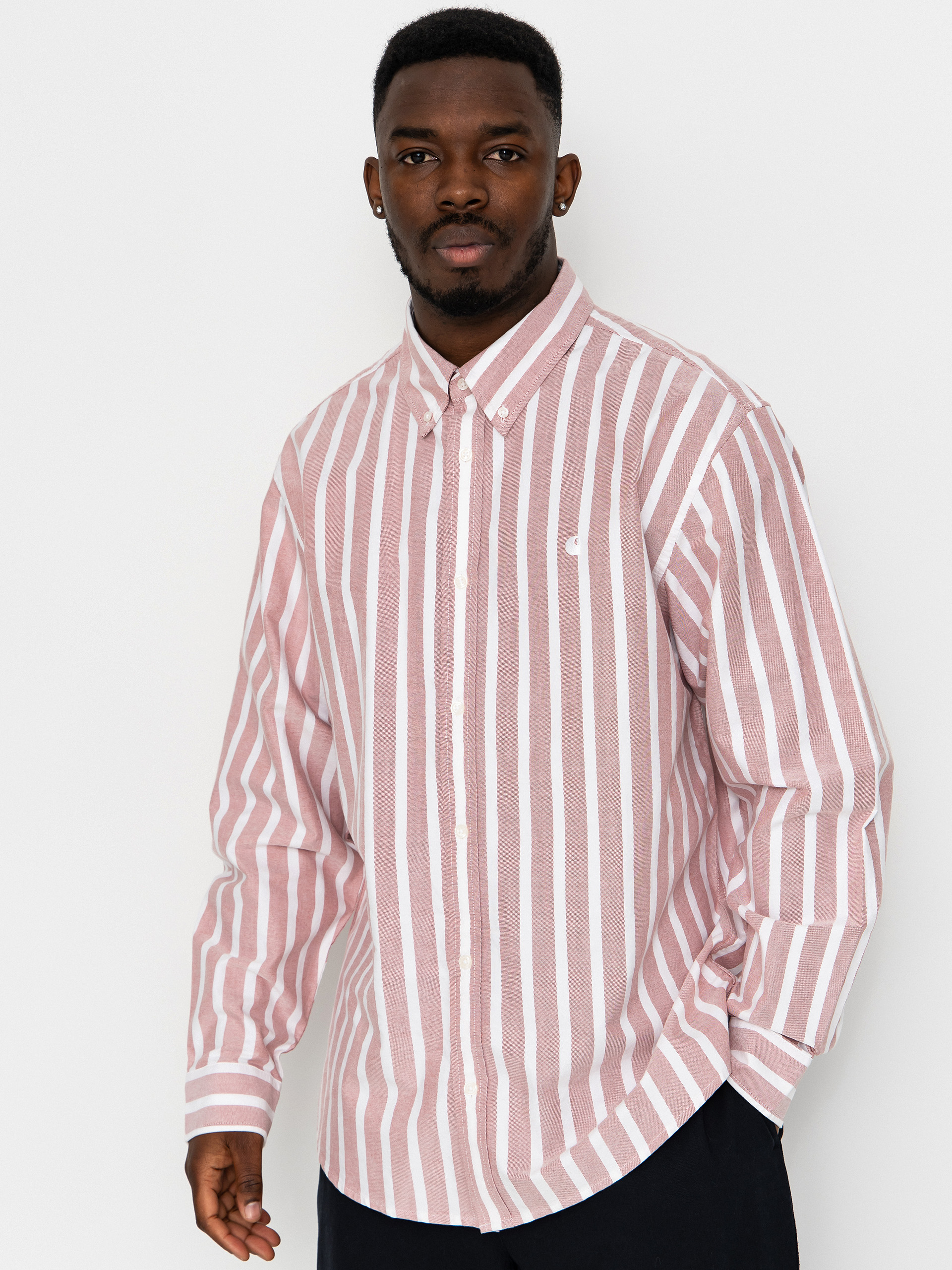 Cu0103mau0219u0103 Carhartt WIP Deven (deven stripe/oxide red/white)