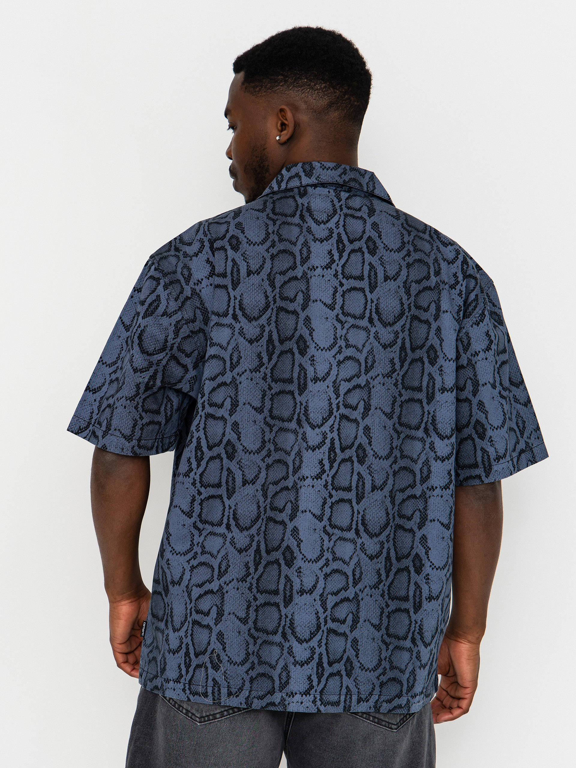 Cămașă Carhartt WIP Snake Camo (snake camo/velvet blue)