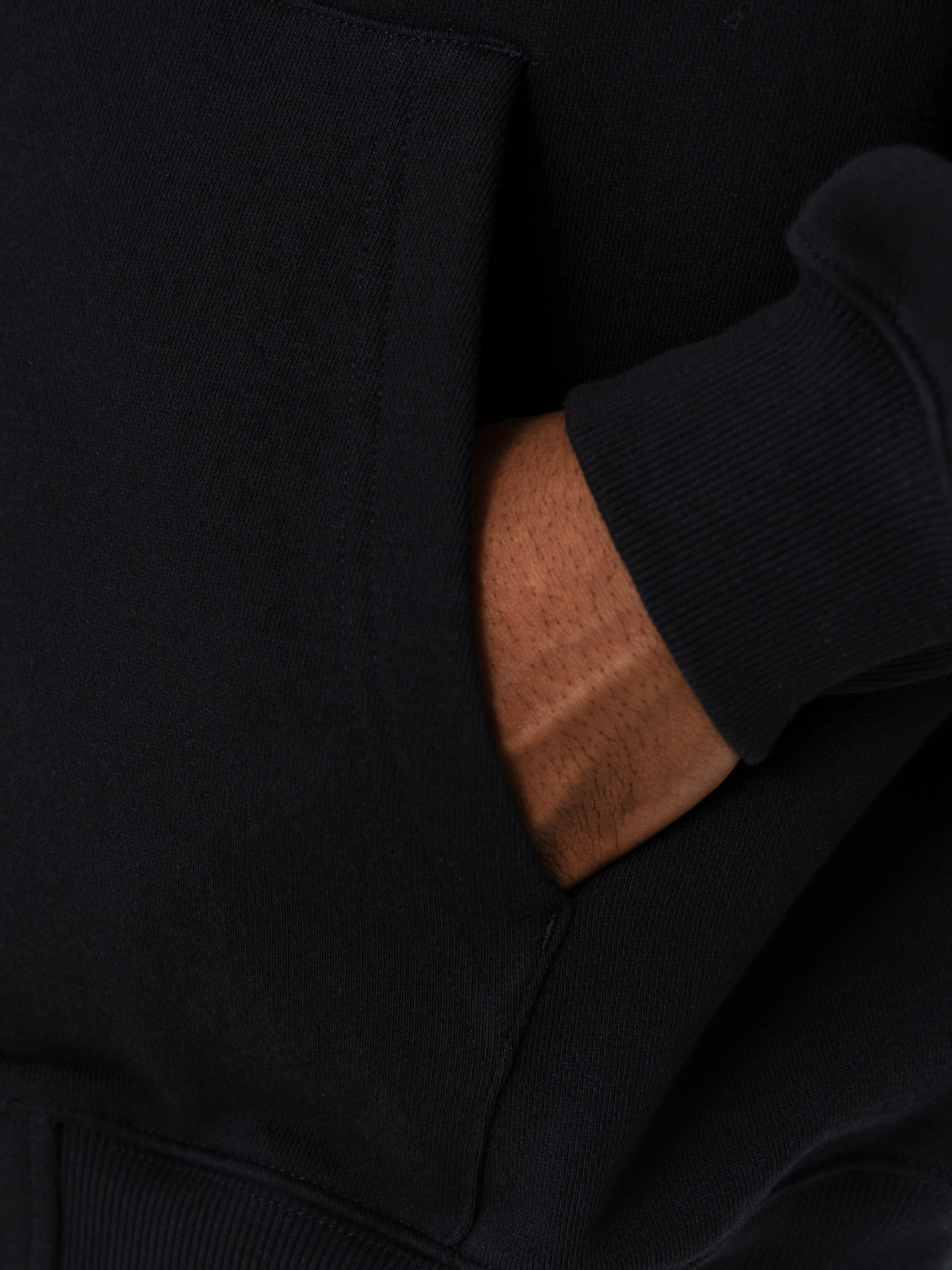 Hanorac cu glugă Deus Ex Machina Strata ZHD (black)