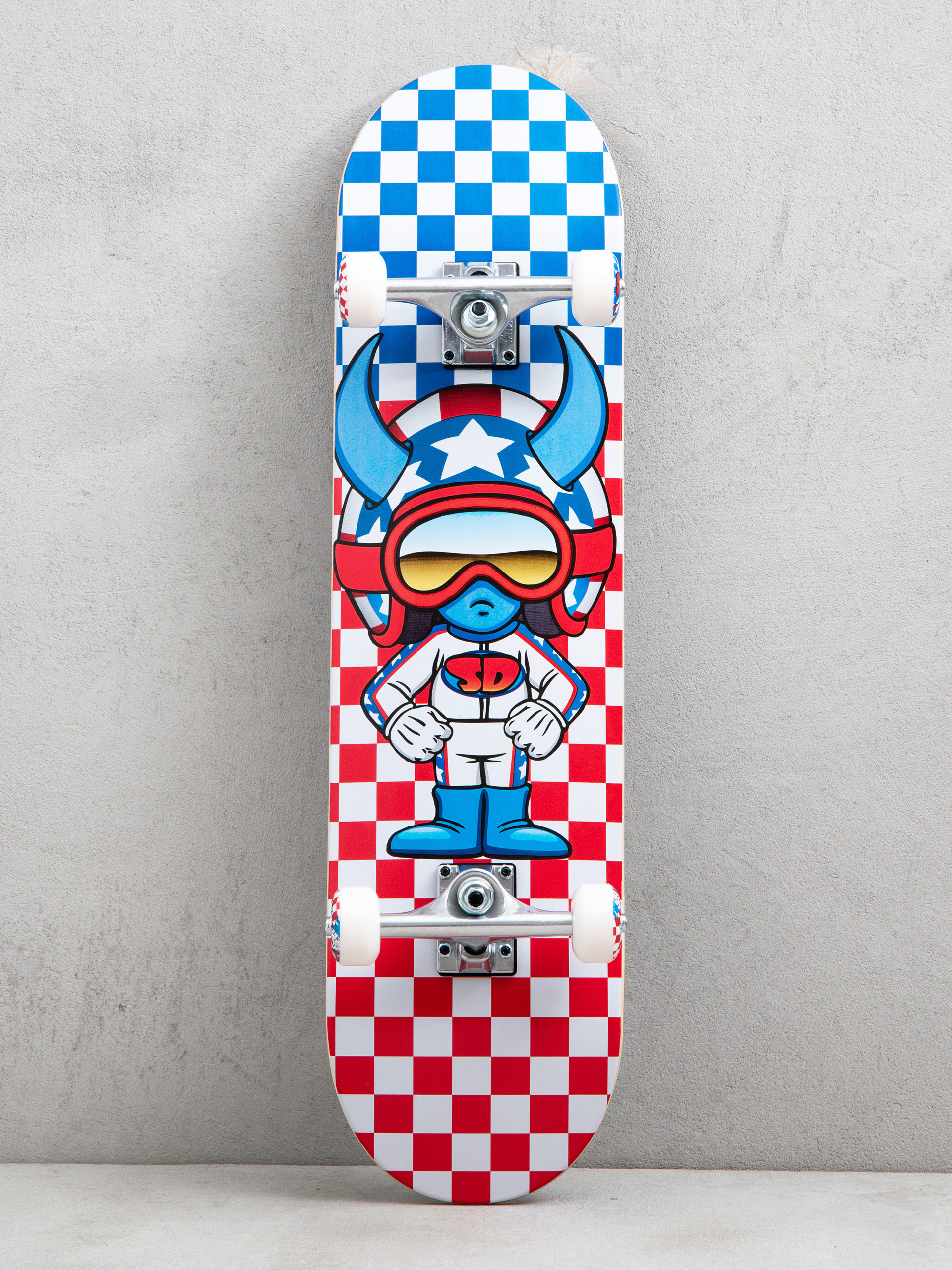 Skateboard Speed Demons Stars (red/wht/blue checks)