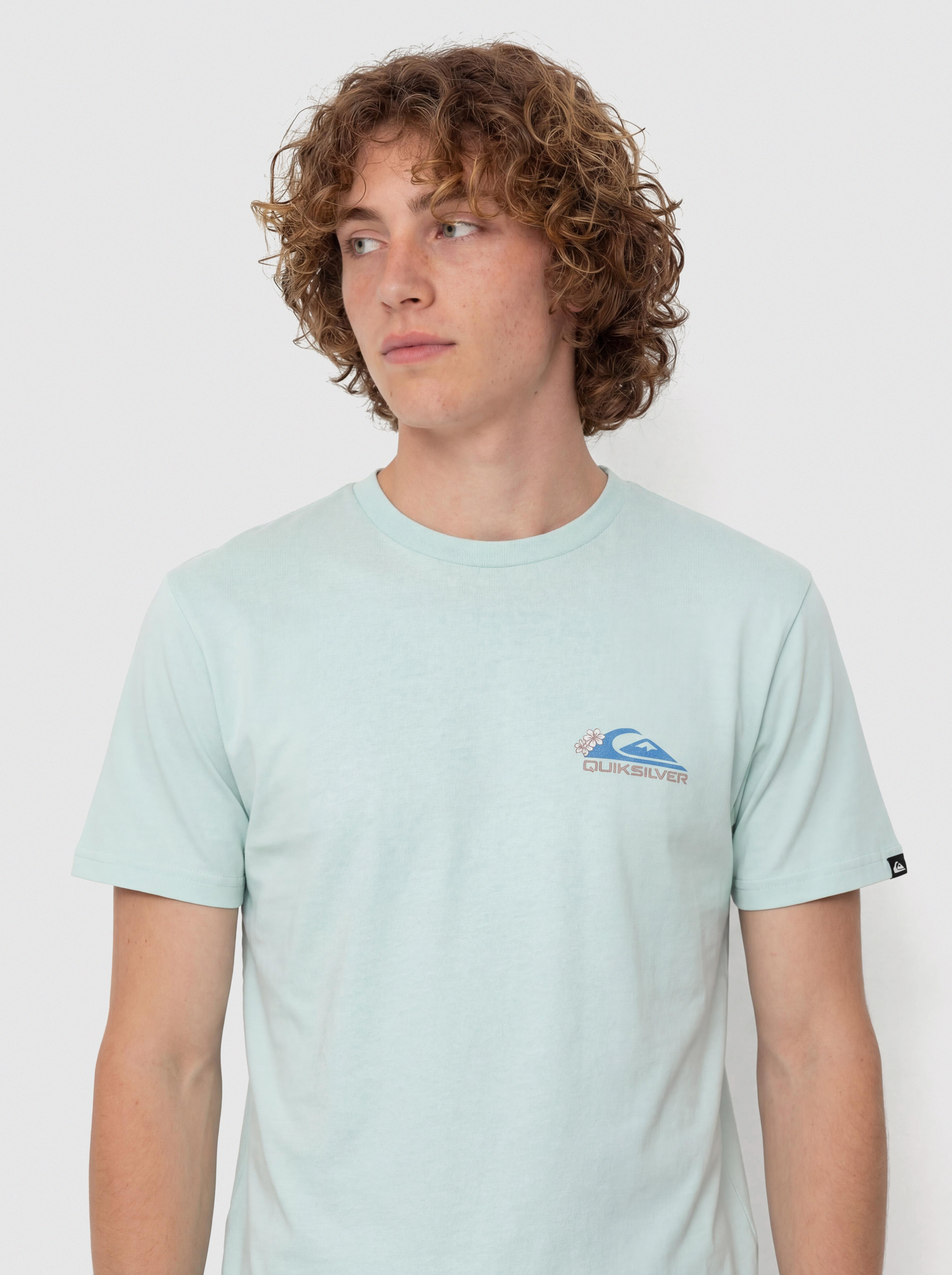 Tricou Quiksilver Ev Barrel Paradise (blue haze)