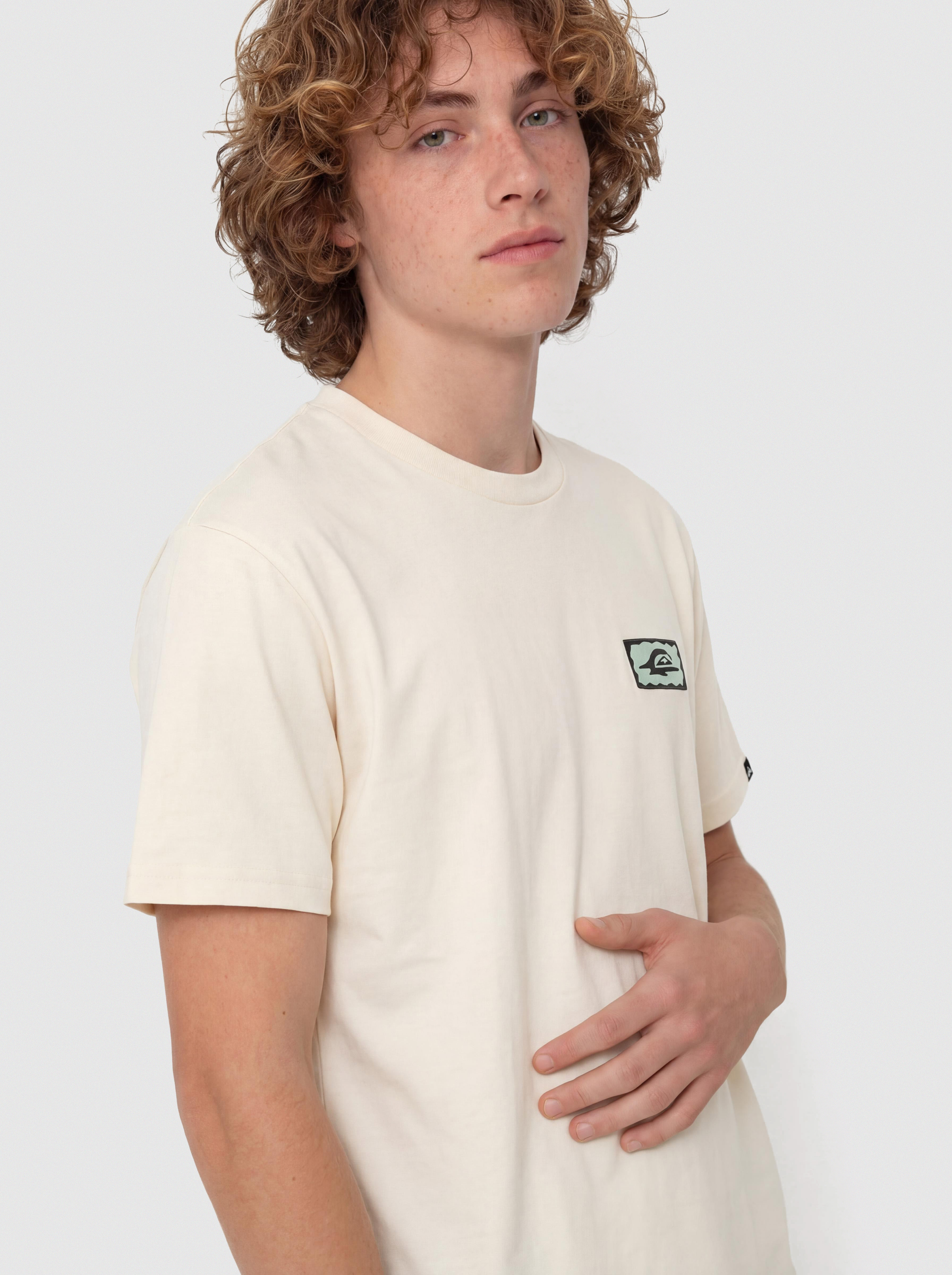 Tricou Quiksilver Serenity Splash (bone white)