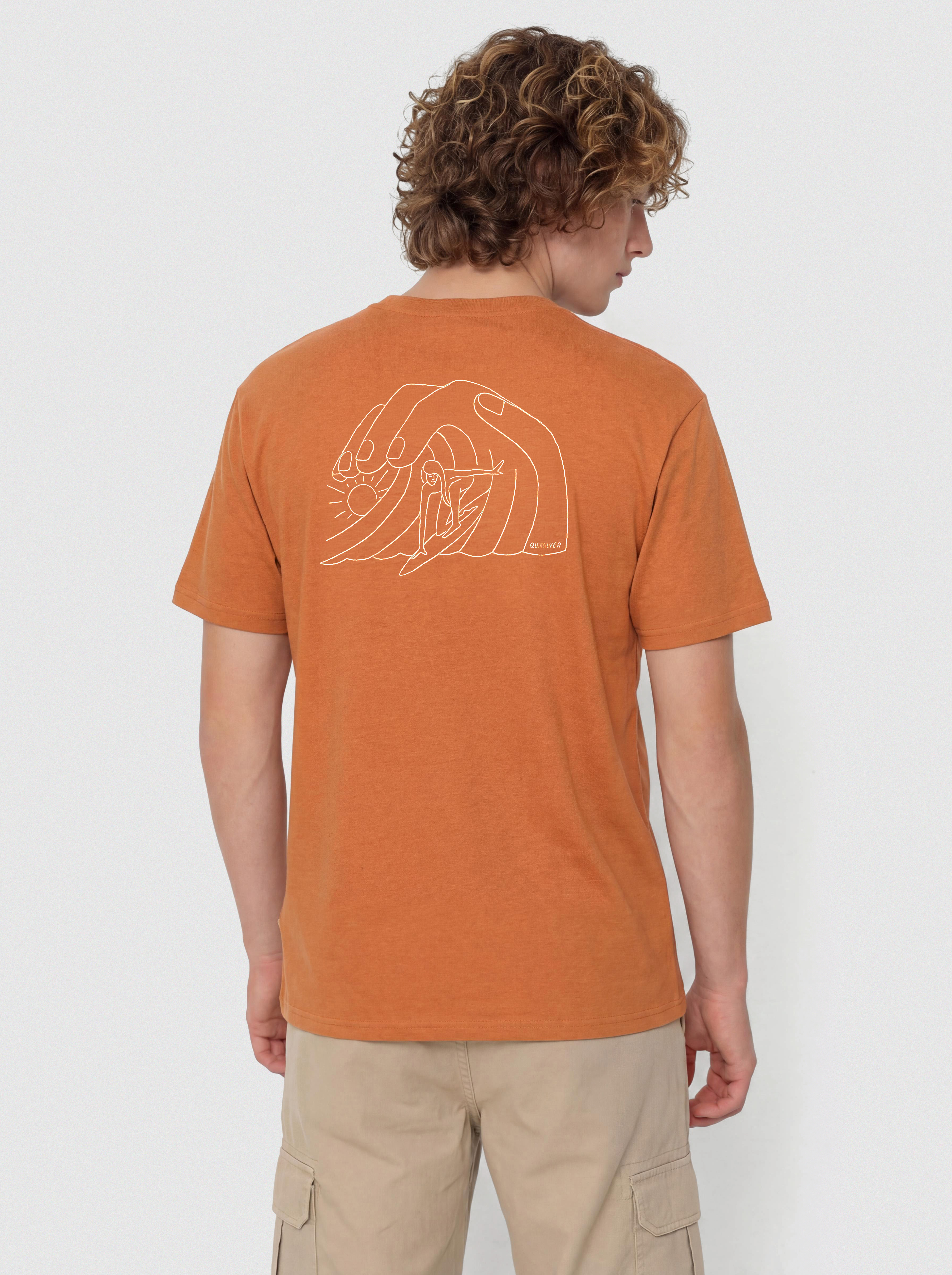 Tricou Quiksilver Freedom Swell (bran)