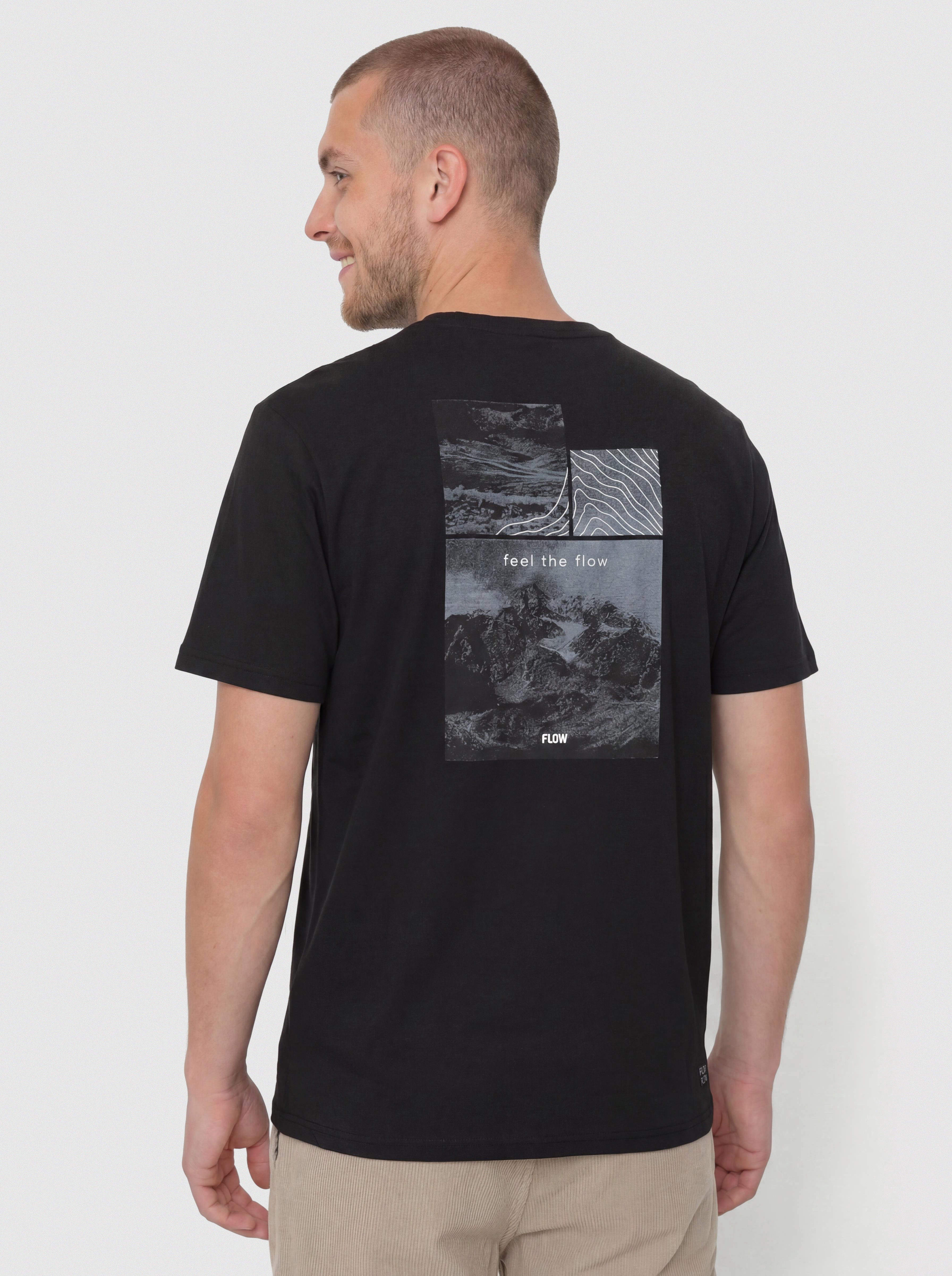 Tricou FLOV Morro (black/dark grey)