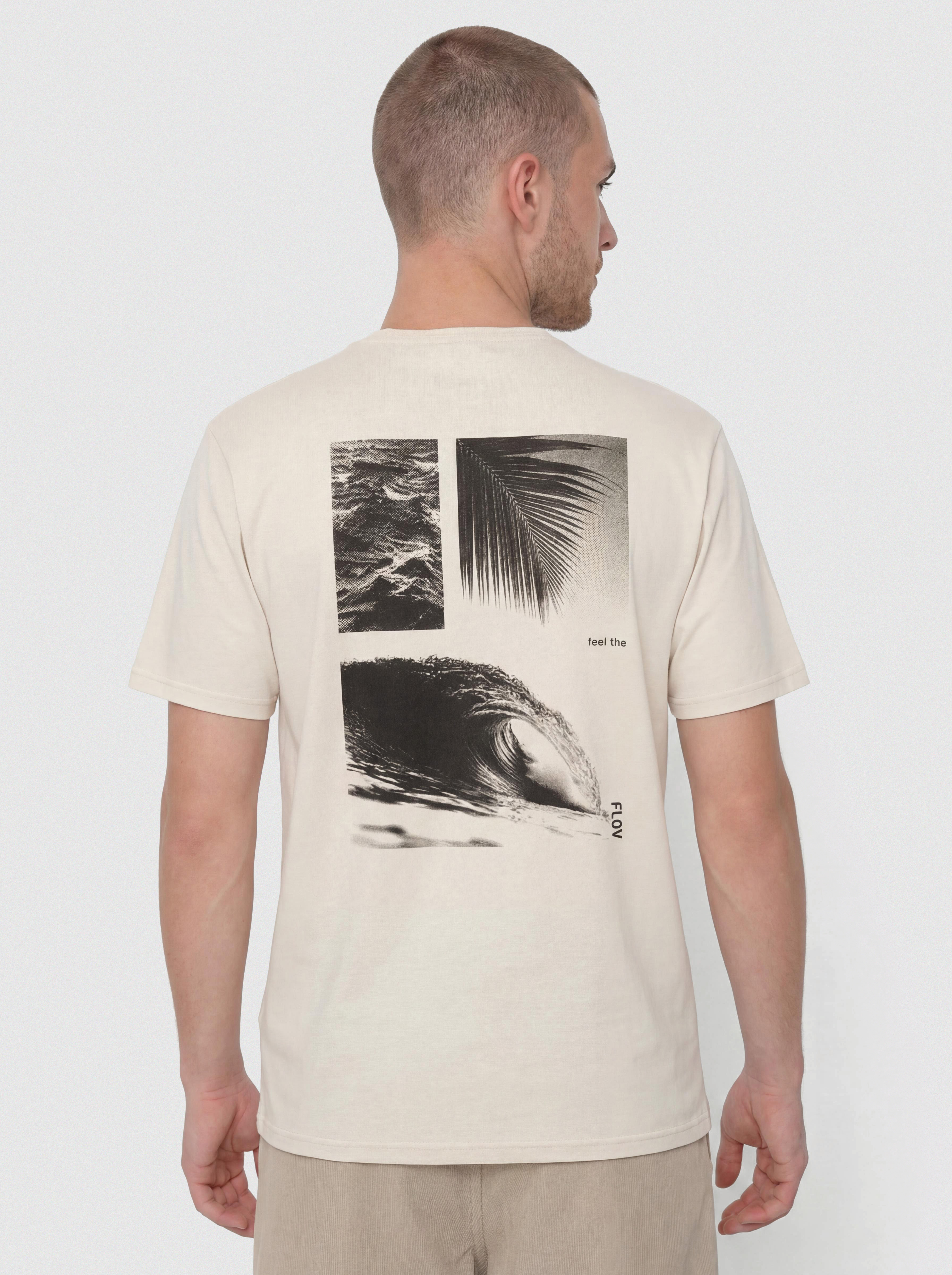Tricou FLOV Mocu (beige)