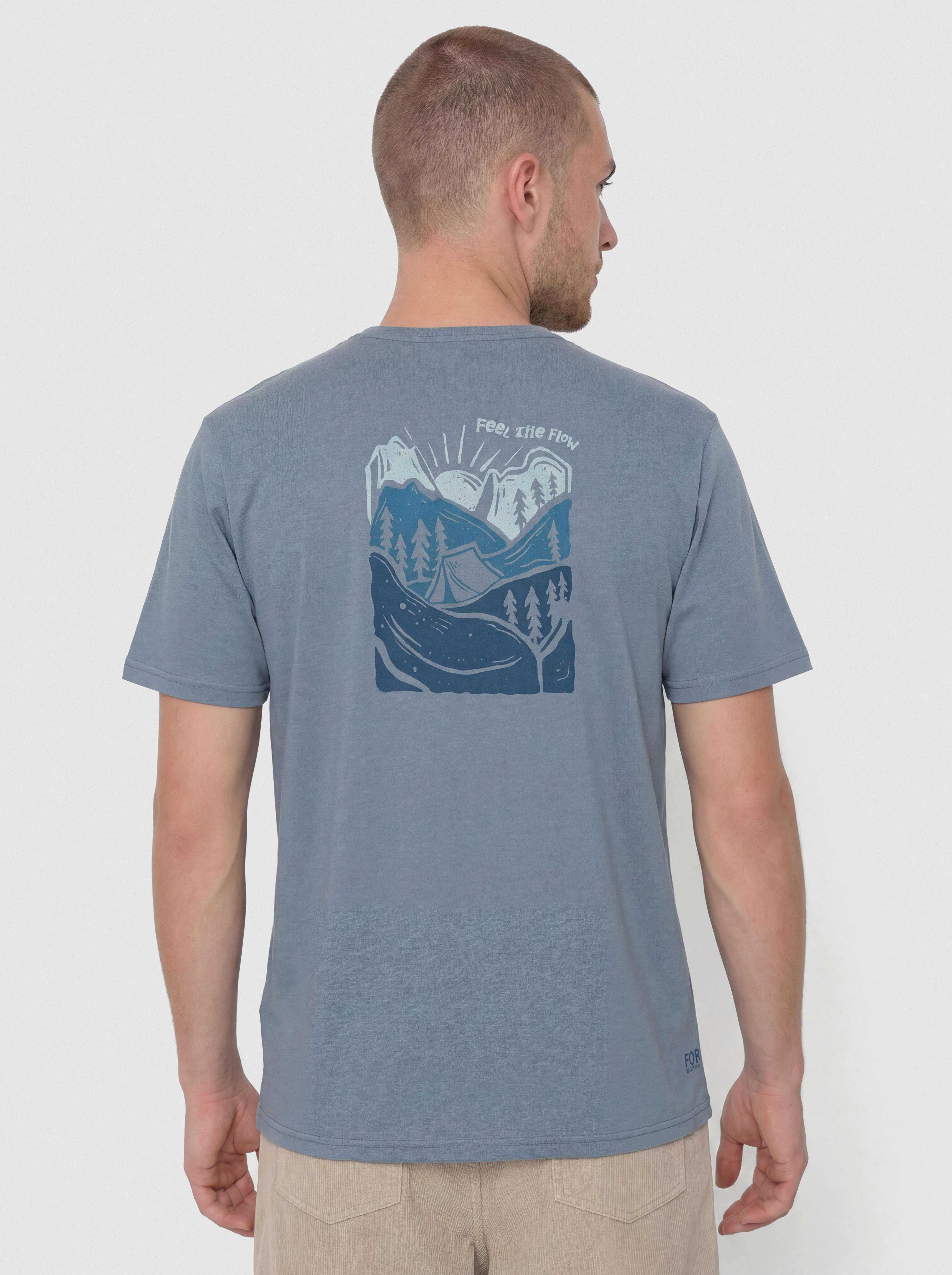 Tricou FLOV Timberon (blue/blue)