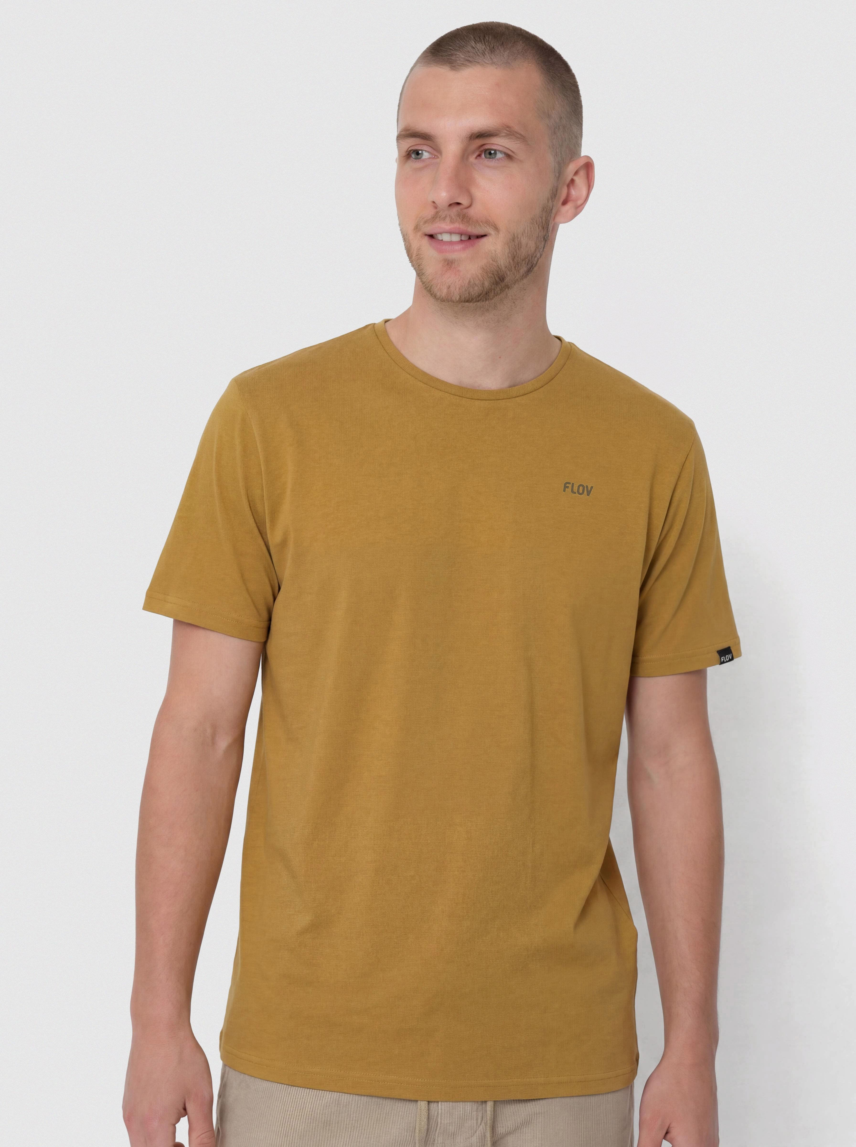 Tricou FLOV Morro (light brown/dark grey)