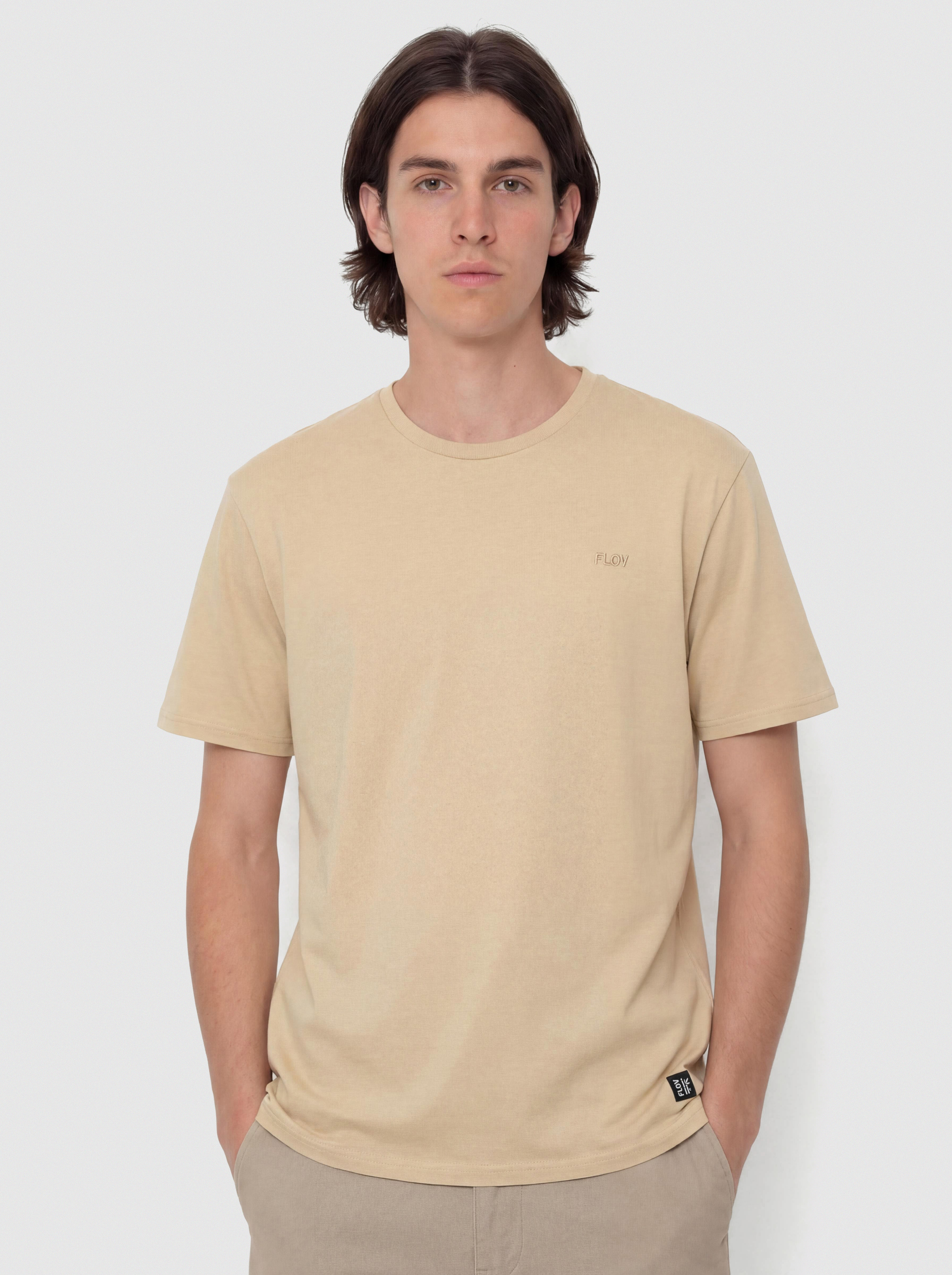 Tricou FLOV Birken Relaxed (beige)