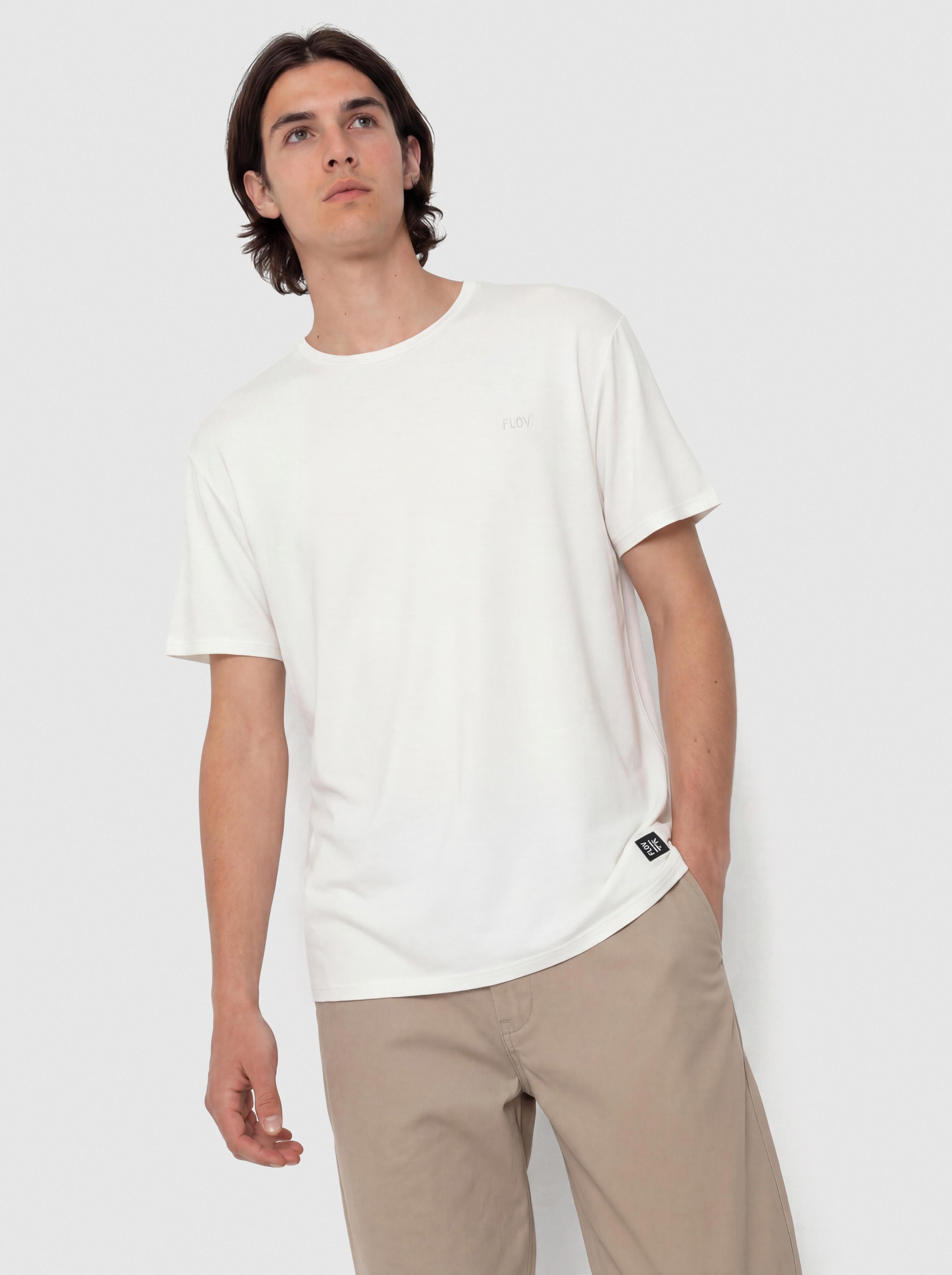 Tricou FLOV Birken Relaxed (white)