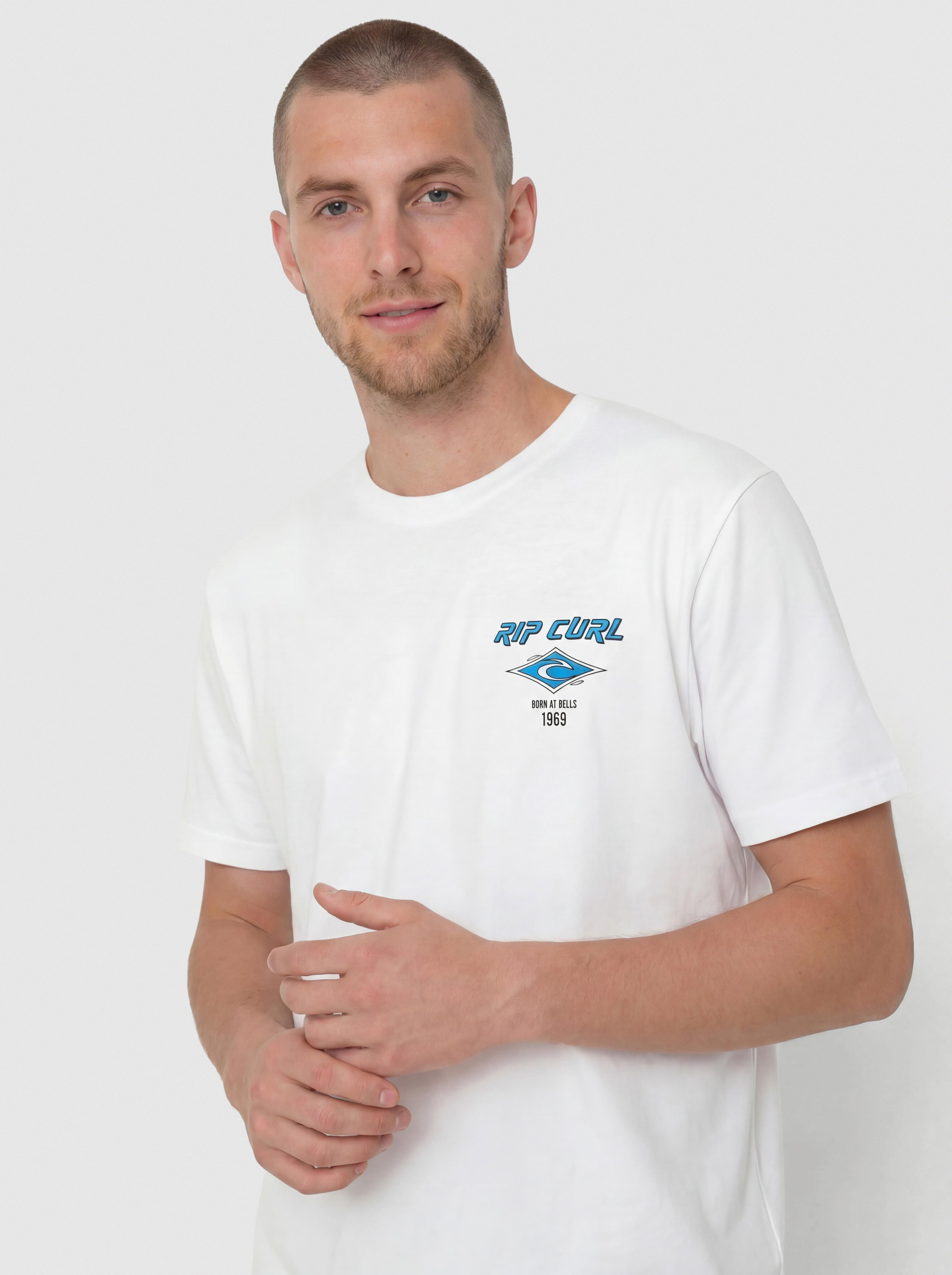 Tricou Rip Curl Fade Out Icon (white)