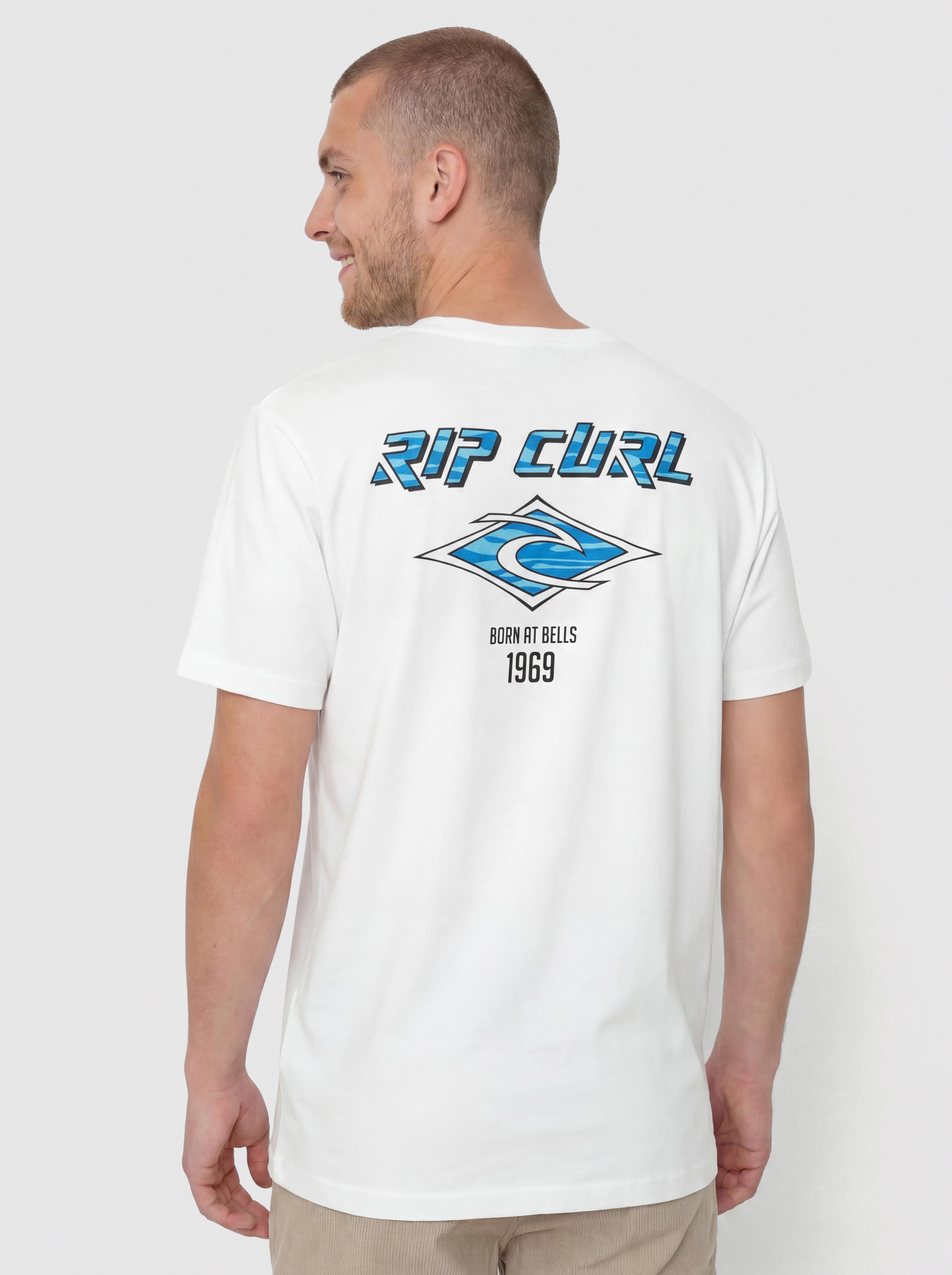 Tricou Rip Curl Fade Out Icon (white)