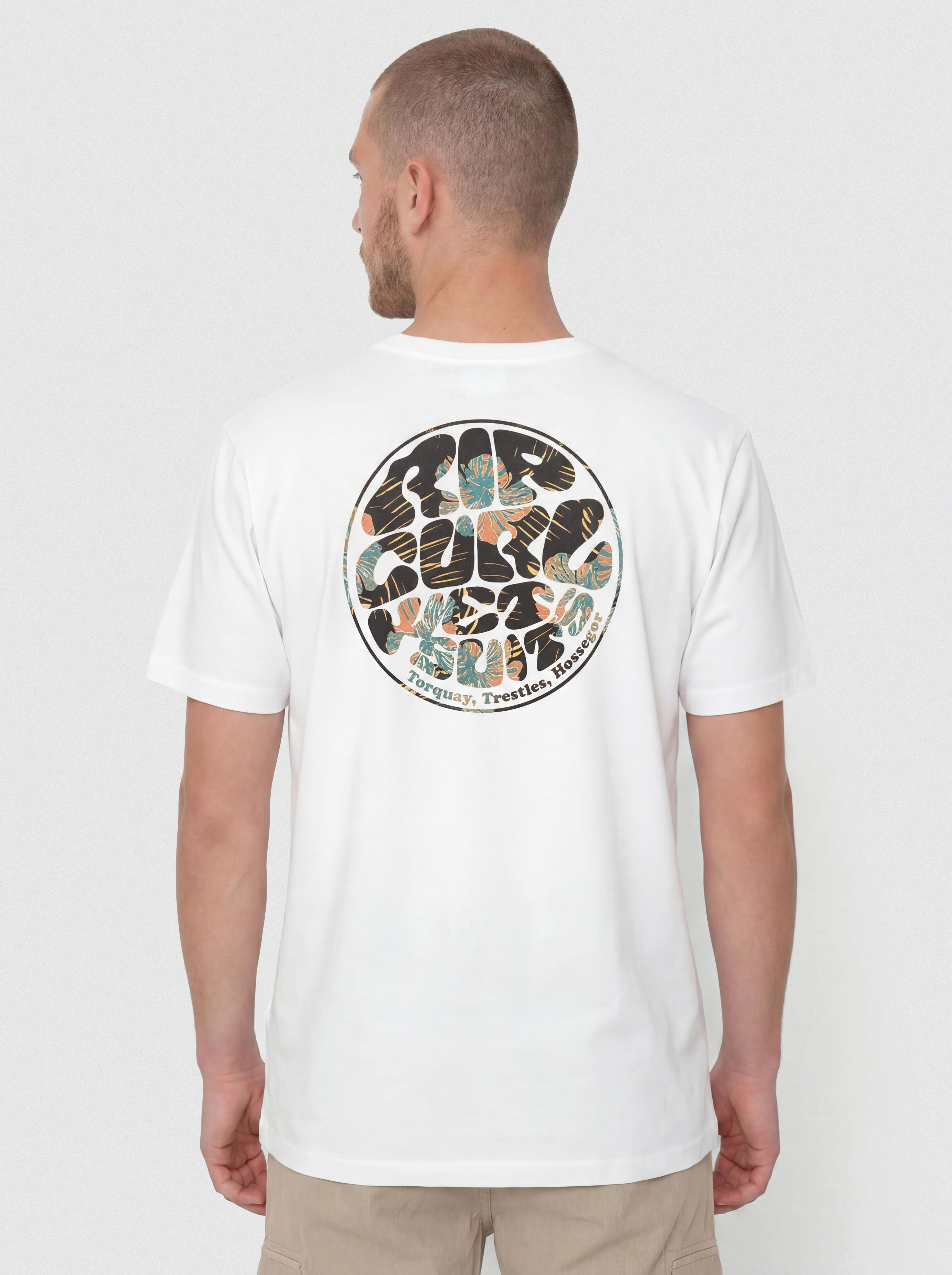 Tricou Rip Curl Wettie Passage Icon (bone)