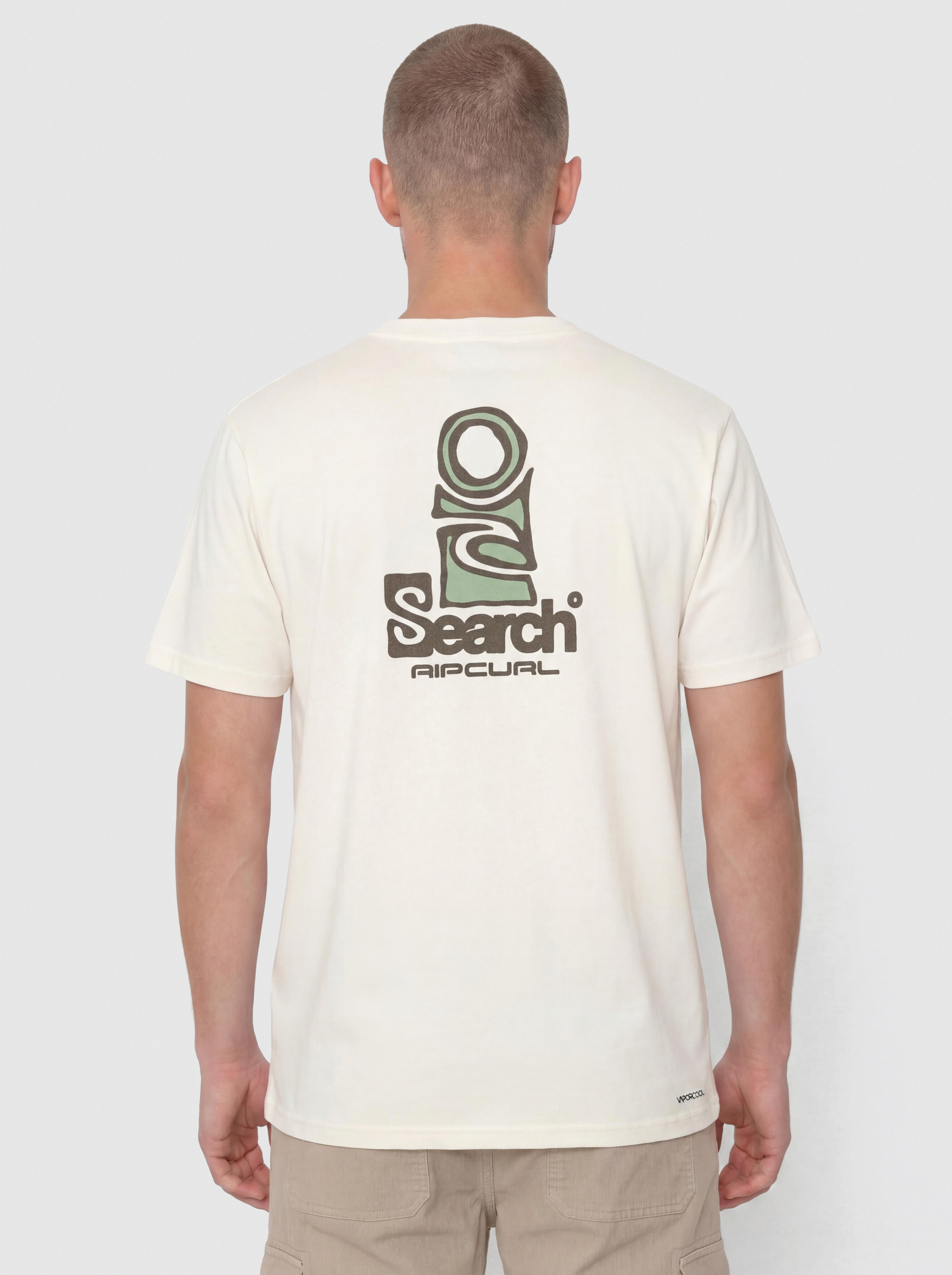 Tricou Rip Curl Vaporcool Search Stack (bone)