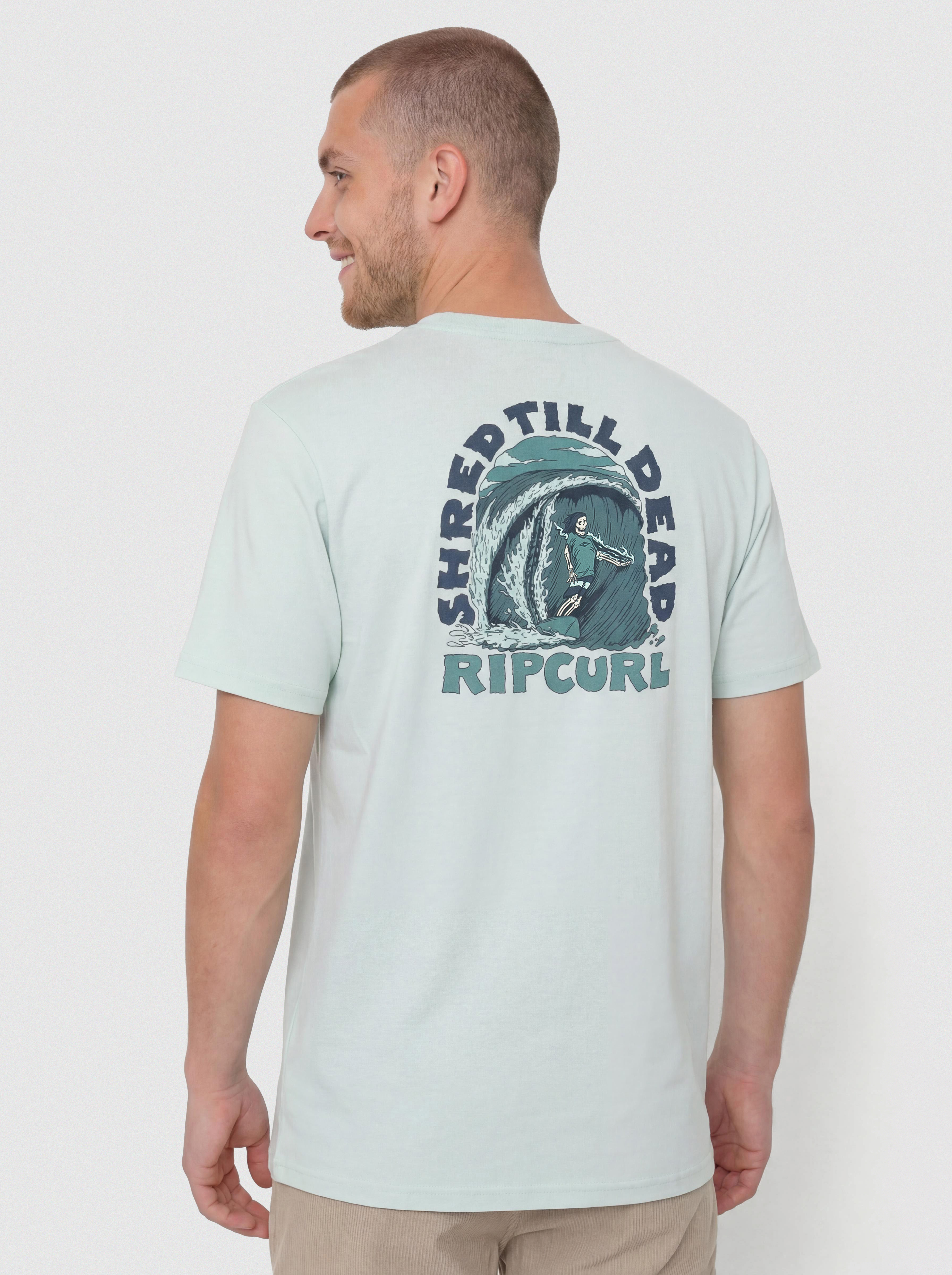 Tricou Rip Curl Shred Til (spray green)
