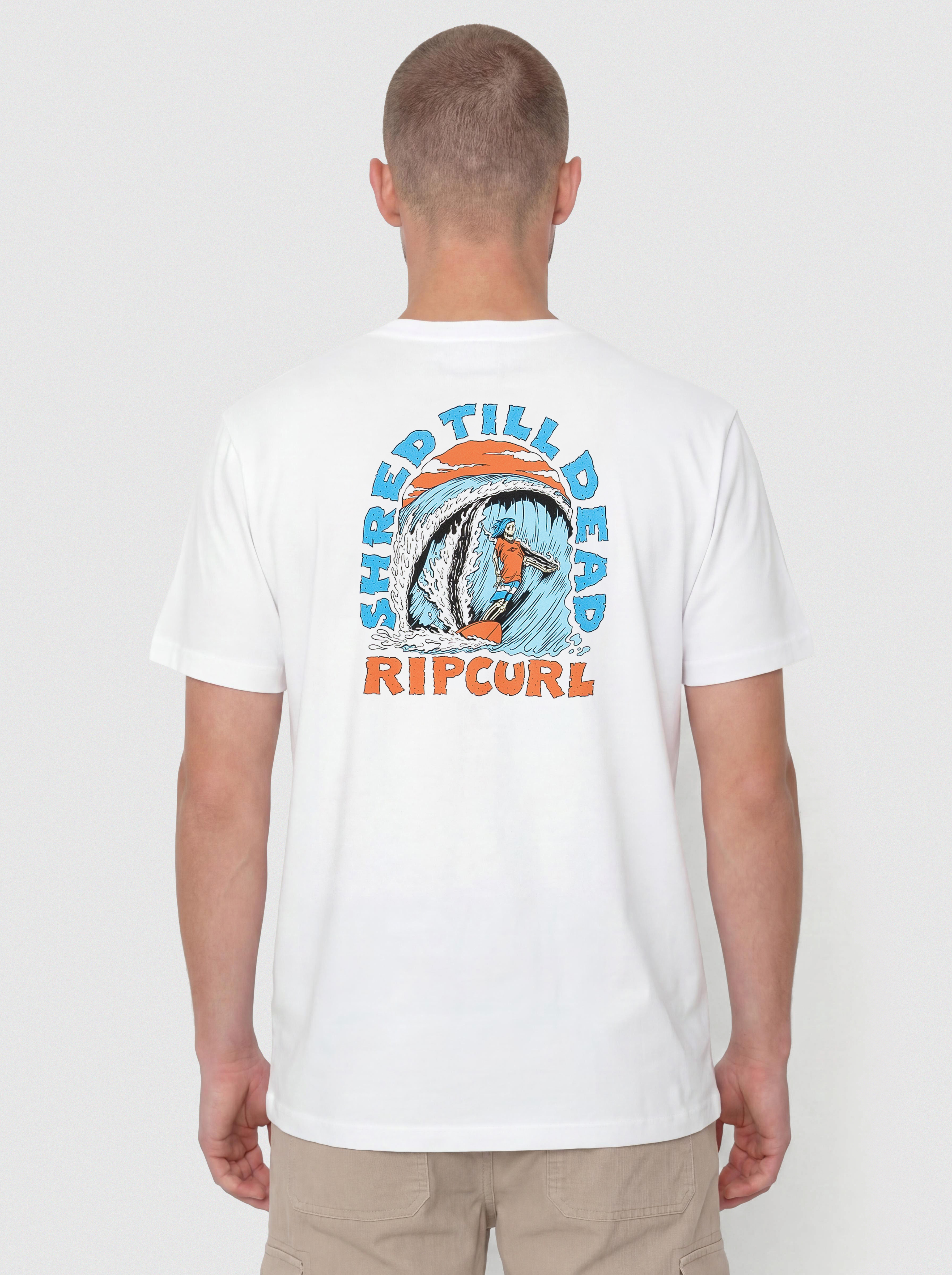 Tricou Rip Curl Shred Til (white)