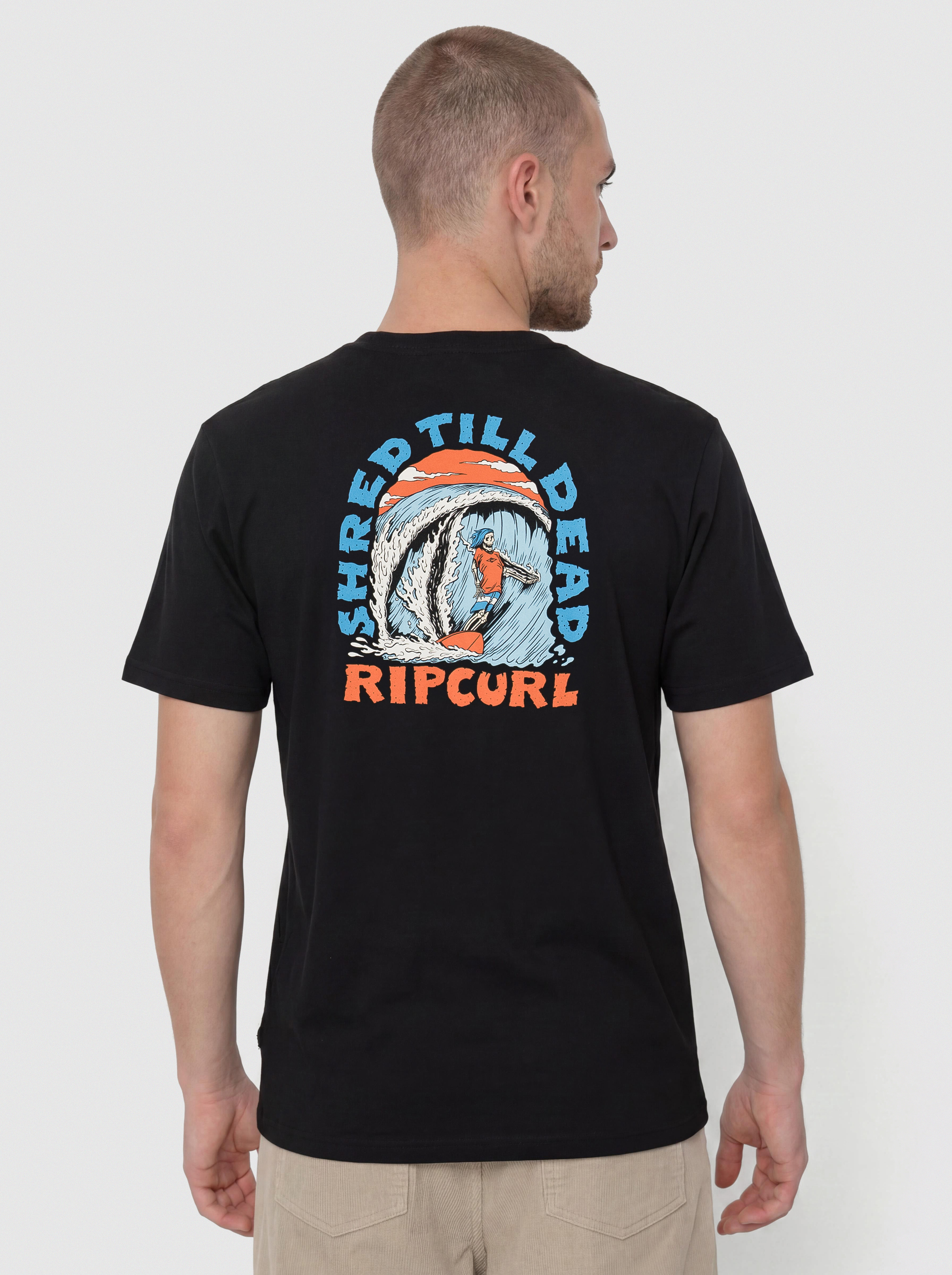 Tricou Rip Curl Shred Til (black)