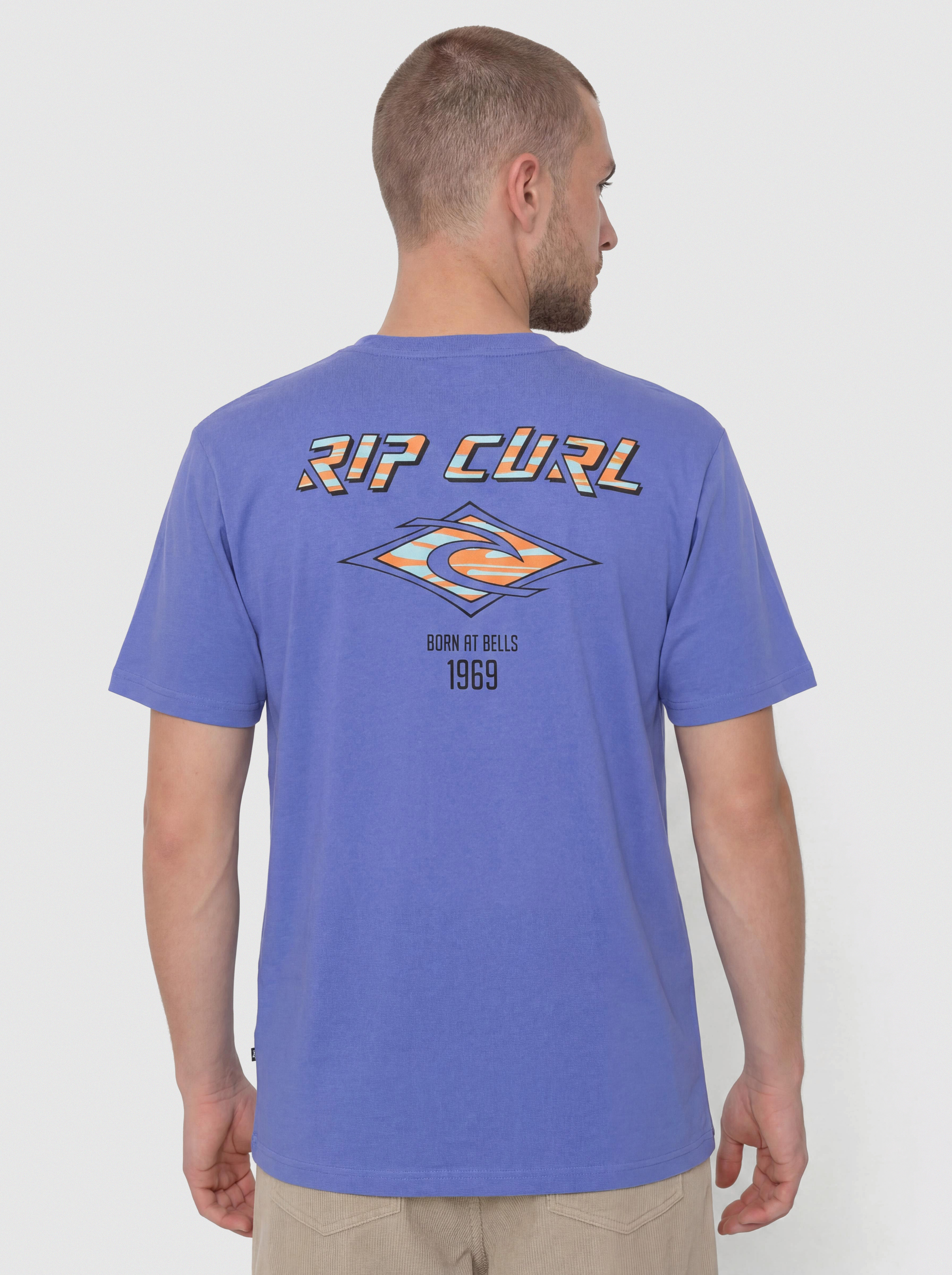Tricou Rip Curl Fade Out Icon (blue haze)