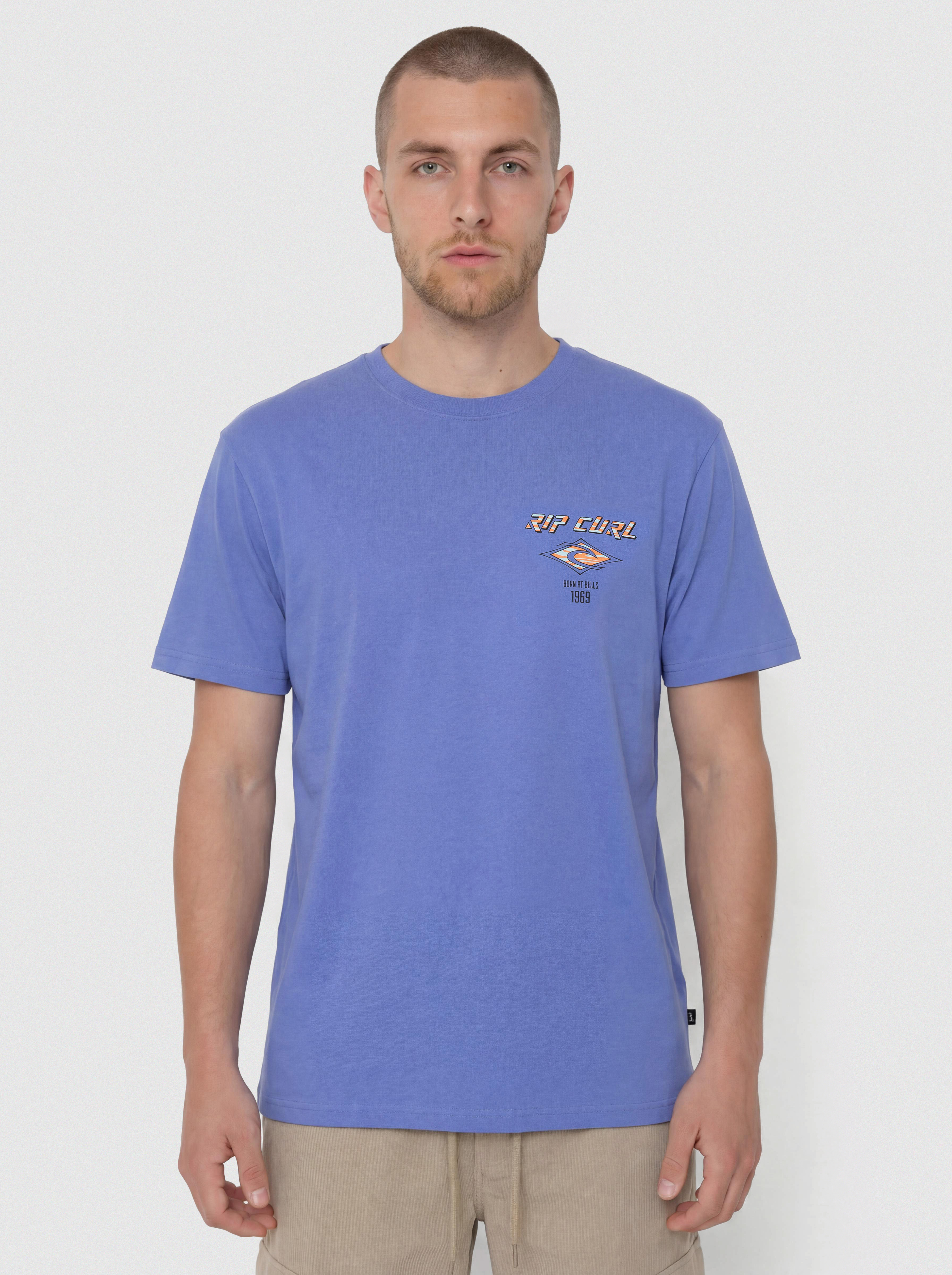 Tricou Rip Curl Fade Out Icon (blue haze)