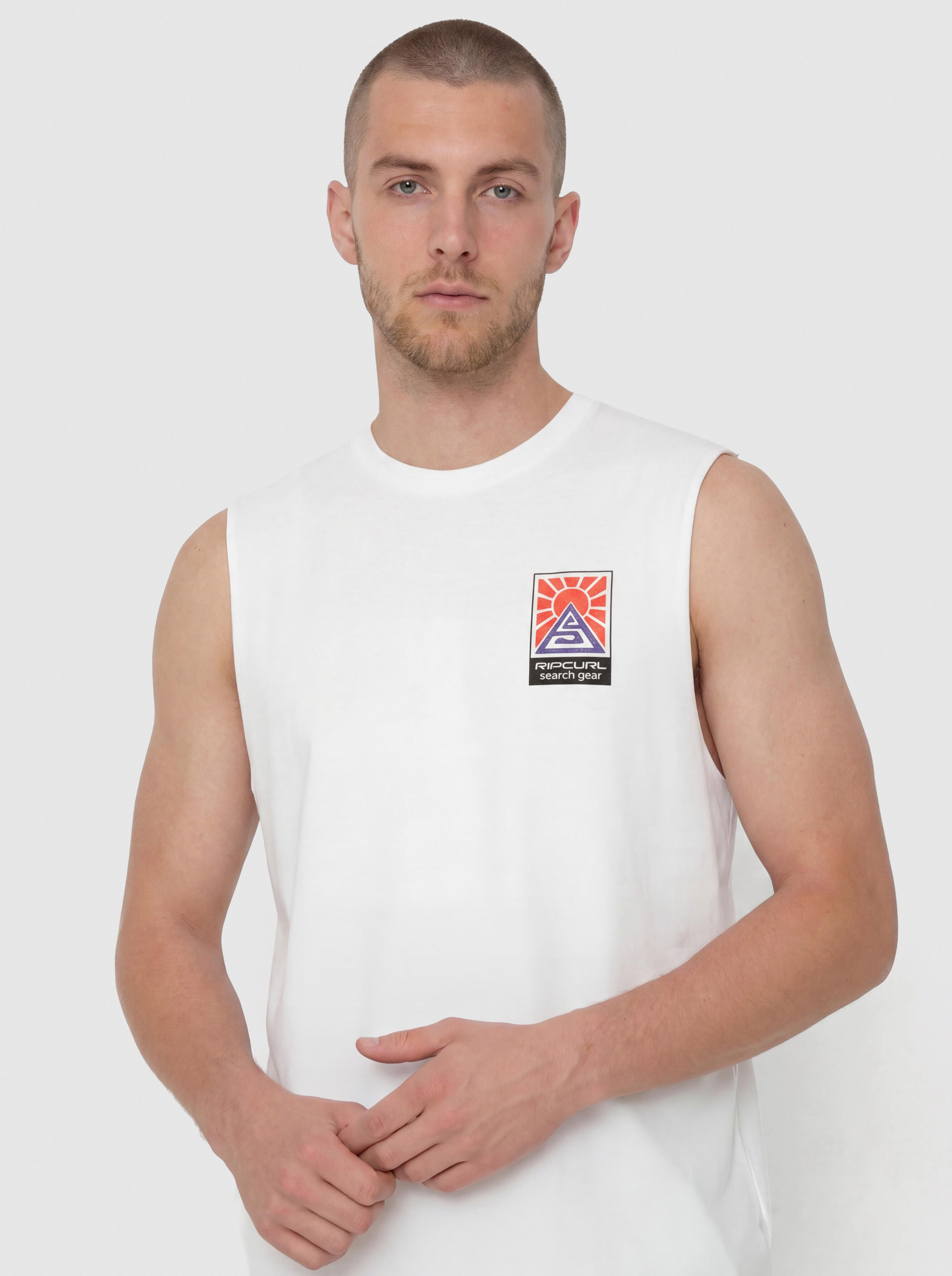 Tricou Rip Curl Search Dawn Muscle (bone)