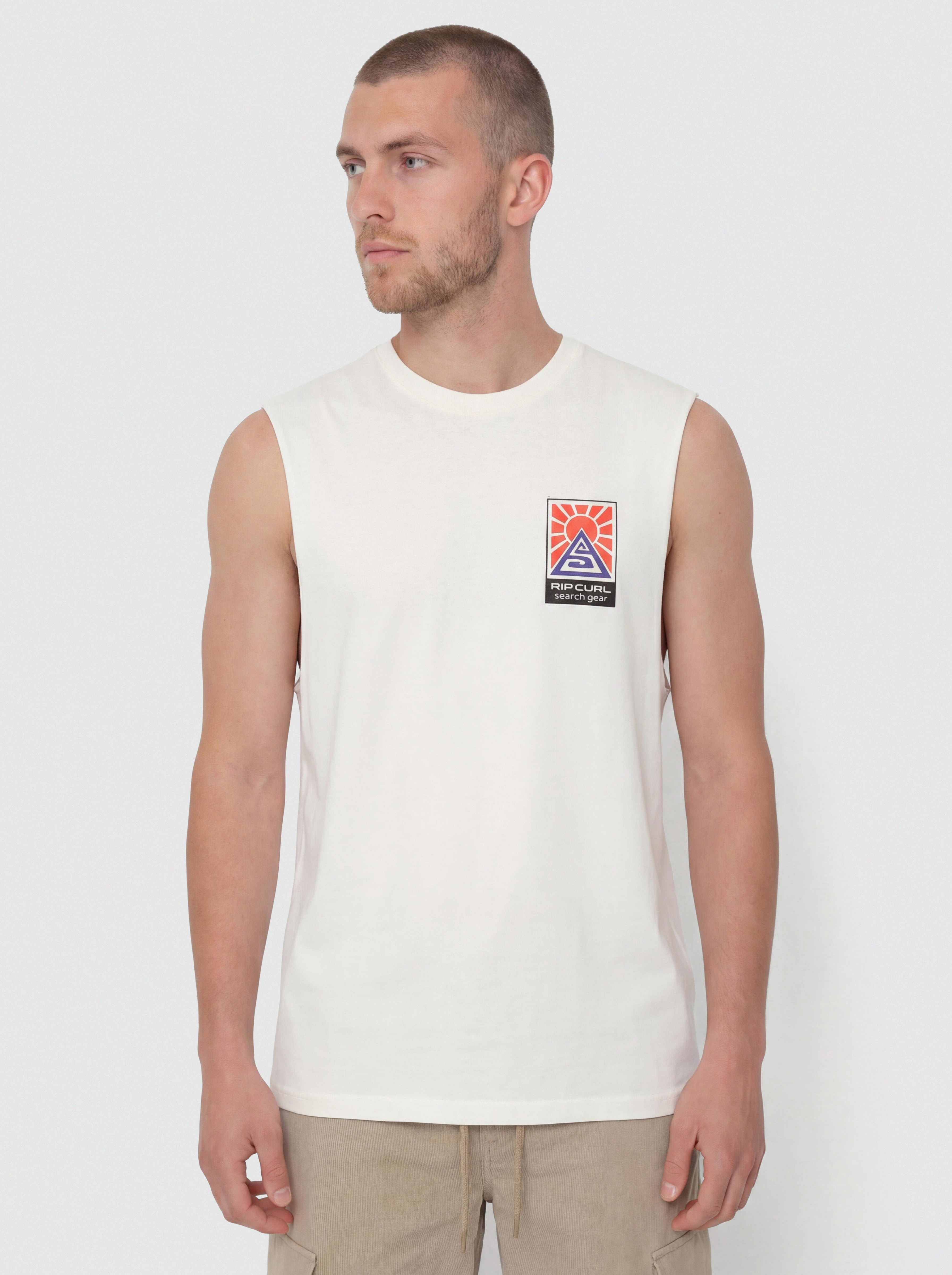 Tricou Rip Curl Search Dawn Muscle (bone)