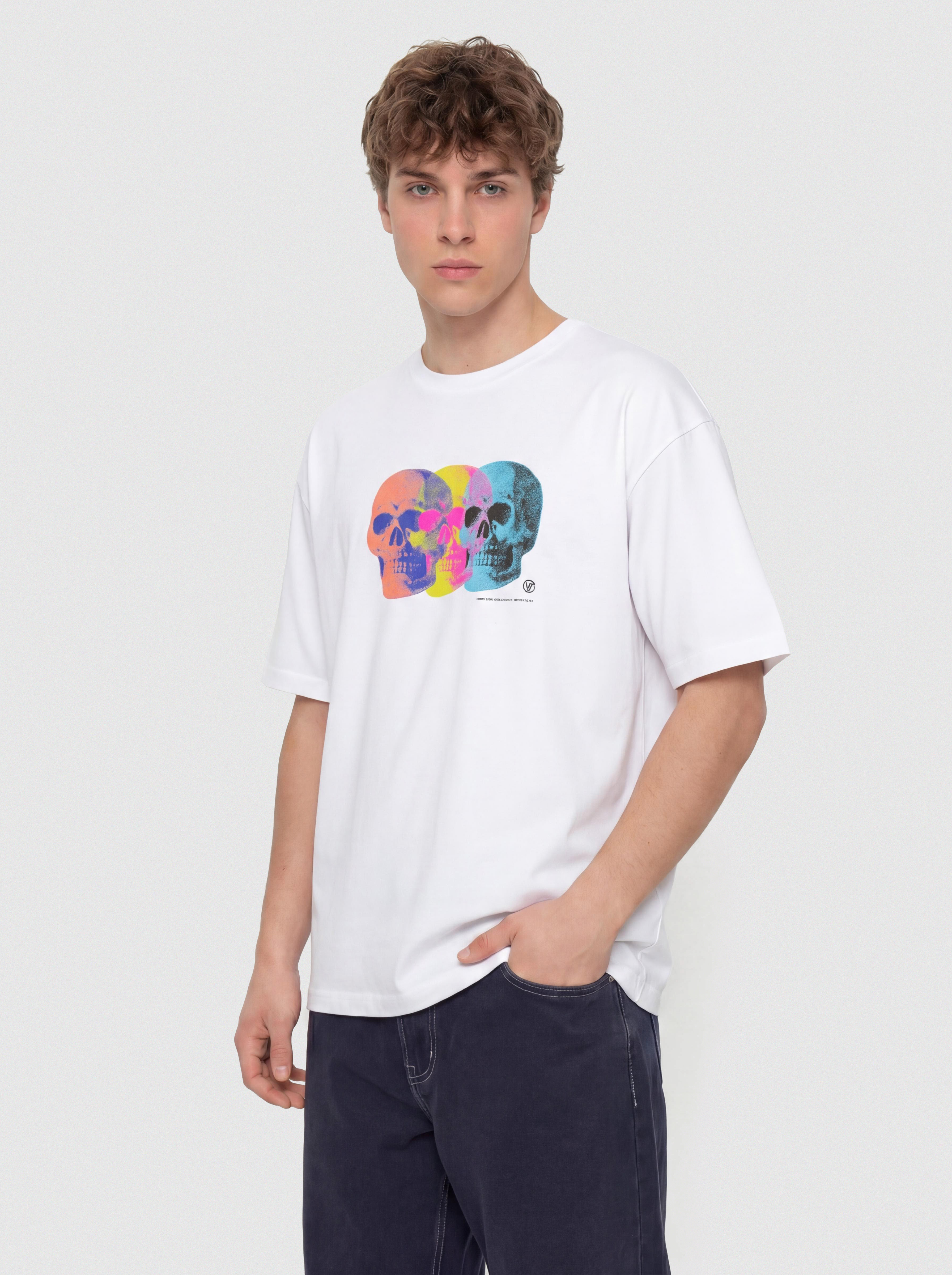 Tricou Vans Bone Head Loose