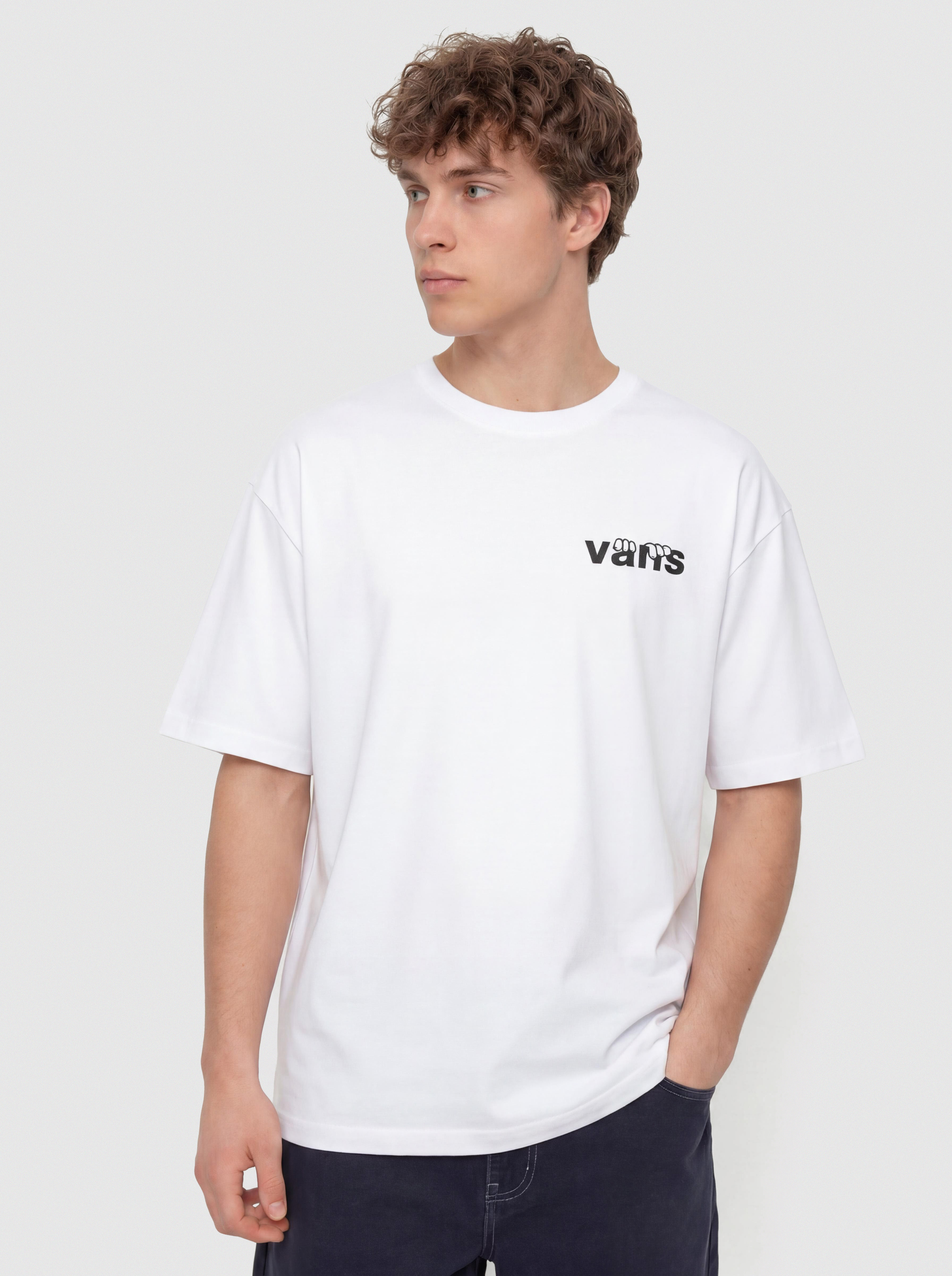 Tricou Vans Keyhole Classic (white)