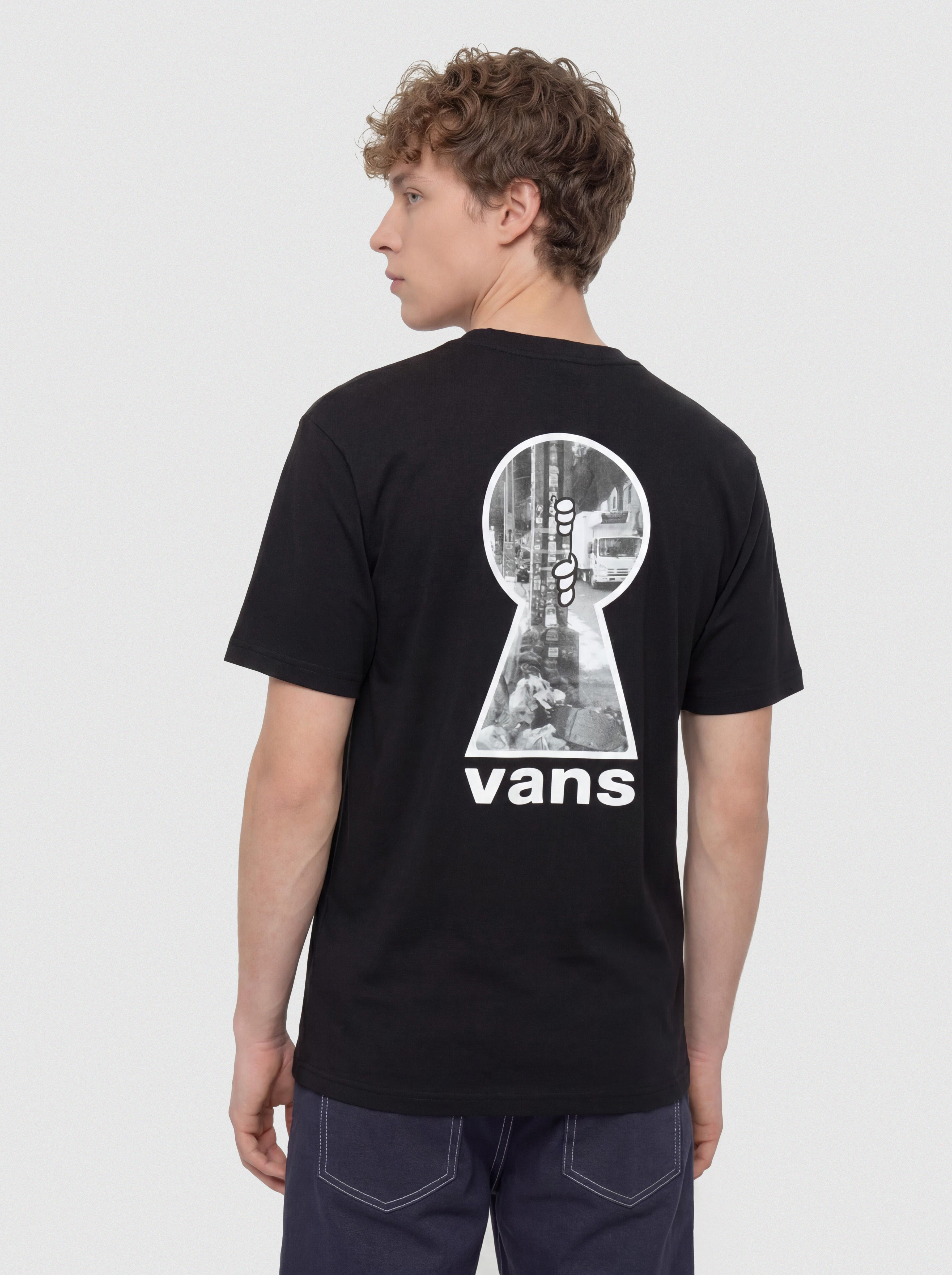 Tricou Vans Keyhole Classic (black)