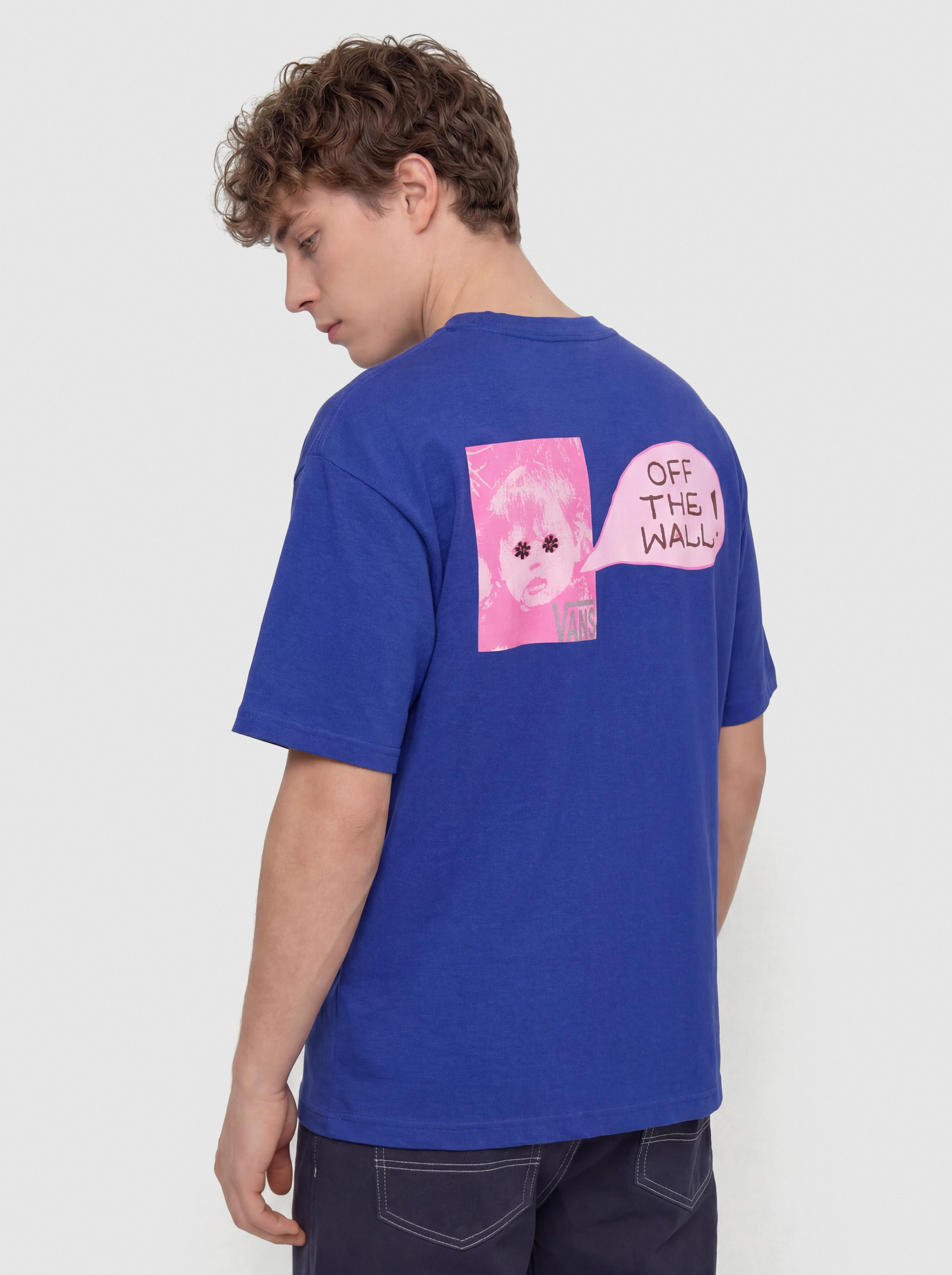 Tricou Vans Side Talk (royal cobalt)