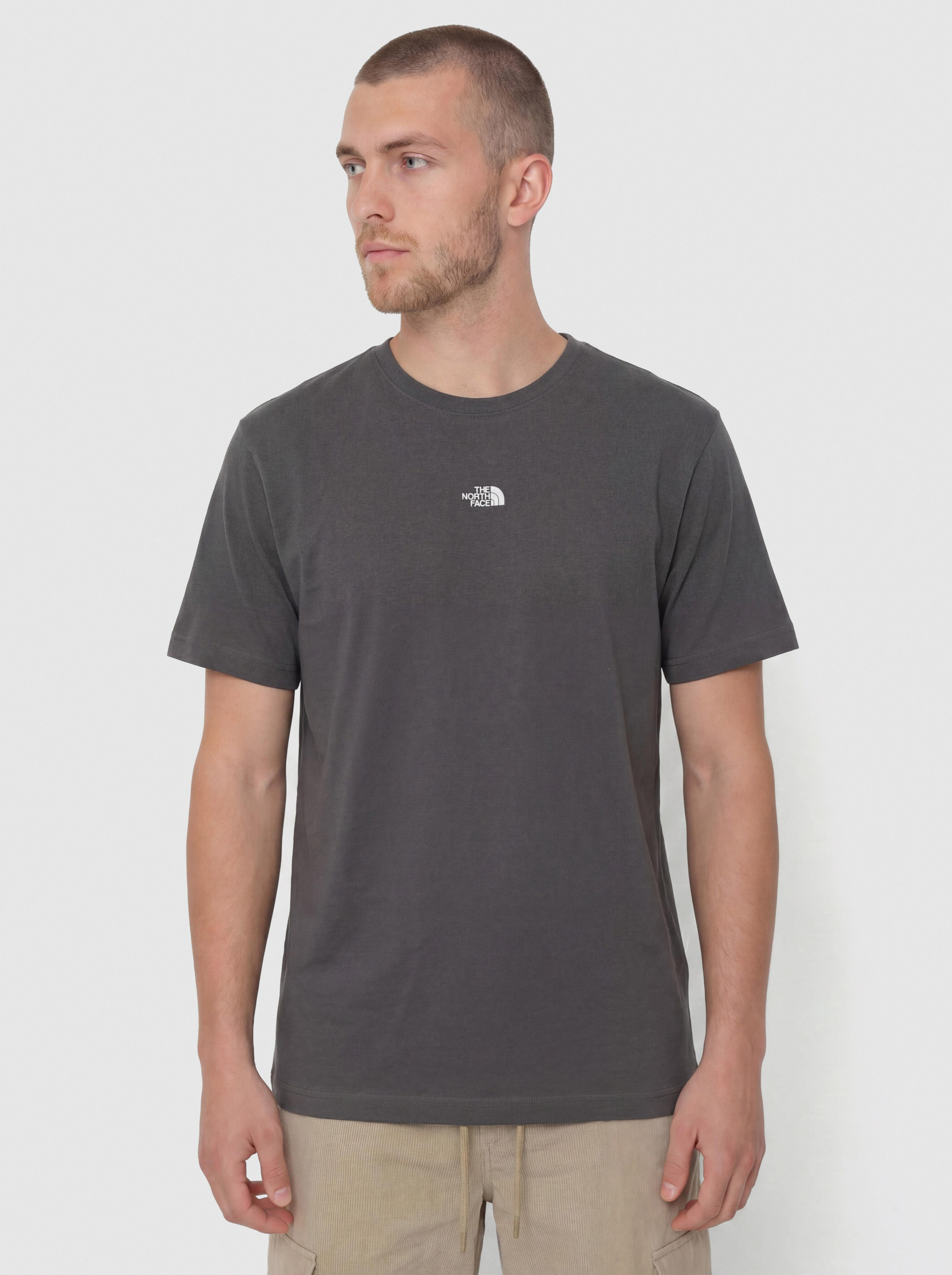 Tricou The North Face Essential Center Logo Relaxed (anthracite grey)