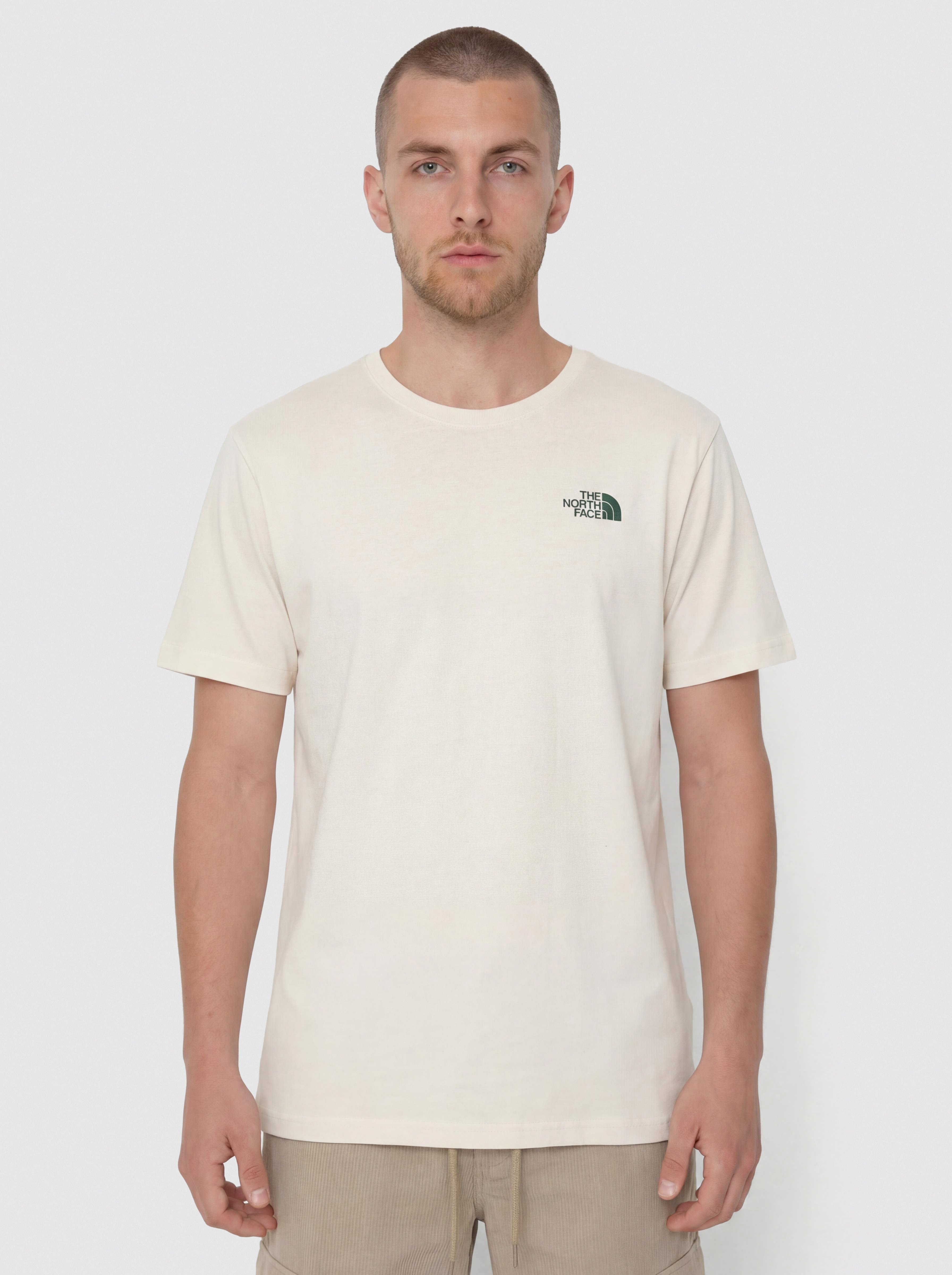 Tricou The North Face Retro Earth Relaxed (white dune)