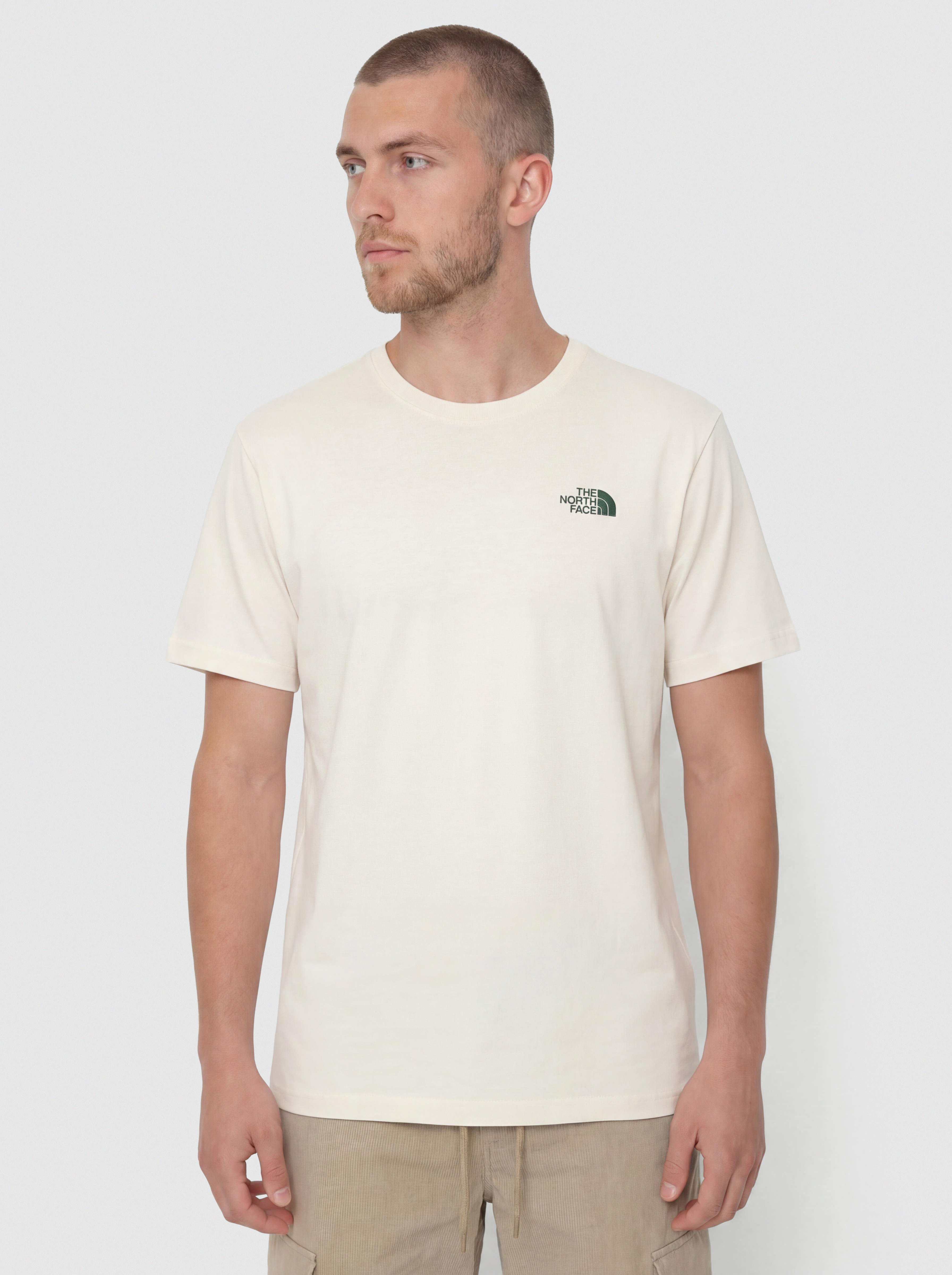 Tricou The North Face Retro Earth Relaxed (white dune)