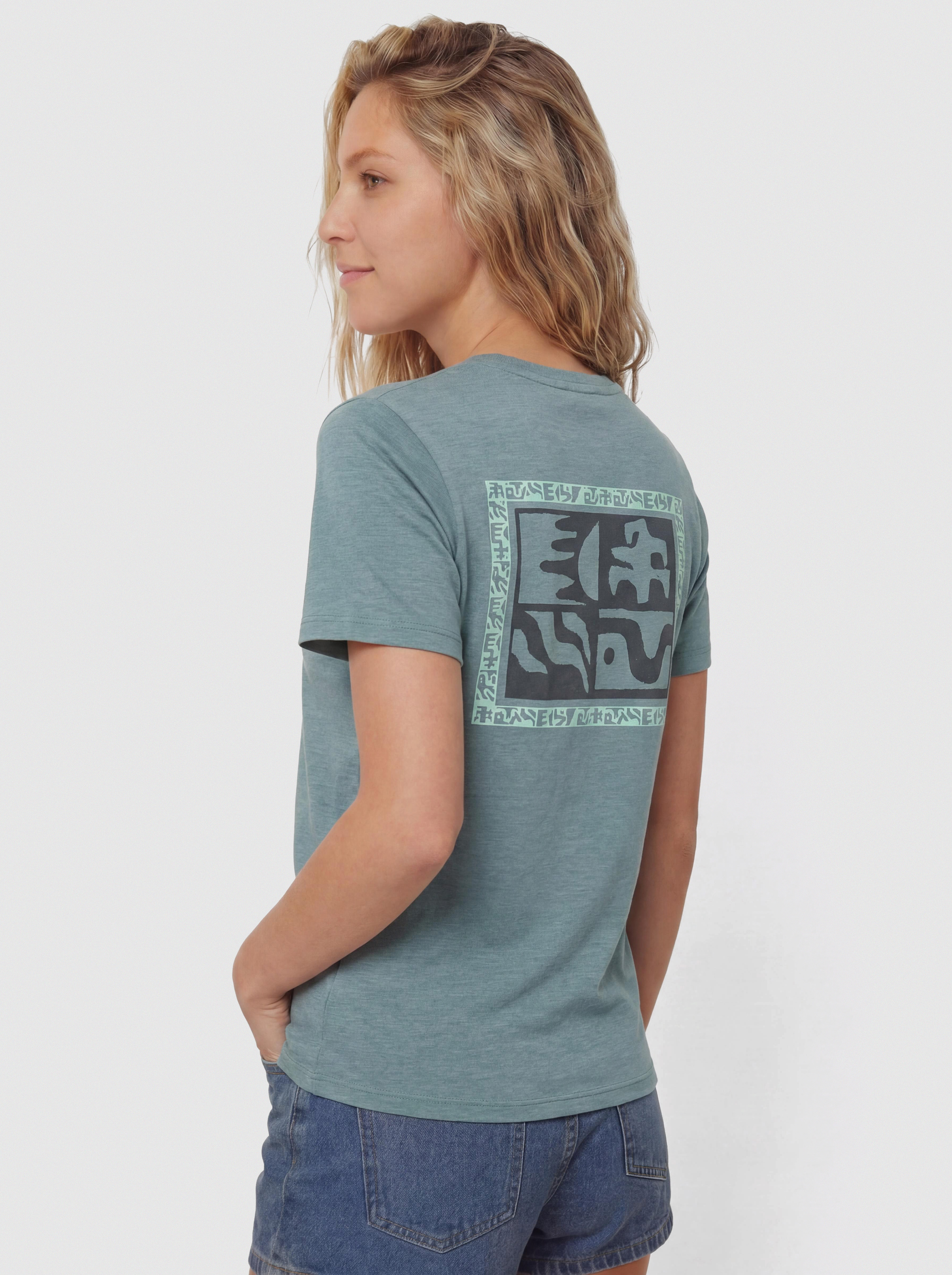 Tricou Patagonia Capilene Cool Mother Rays Wmn (blue sage/light blue sage)