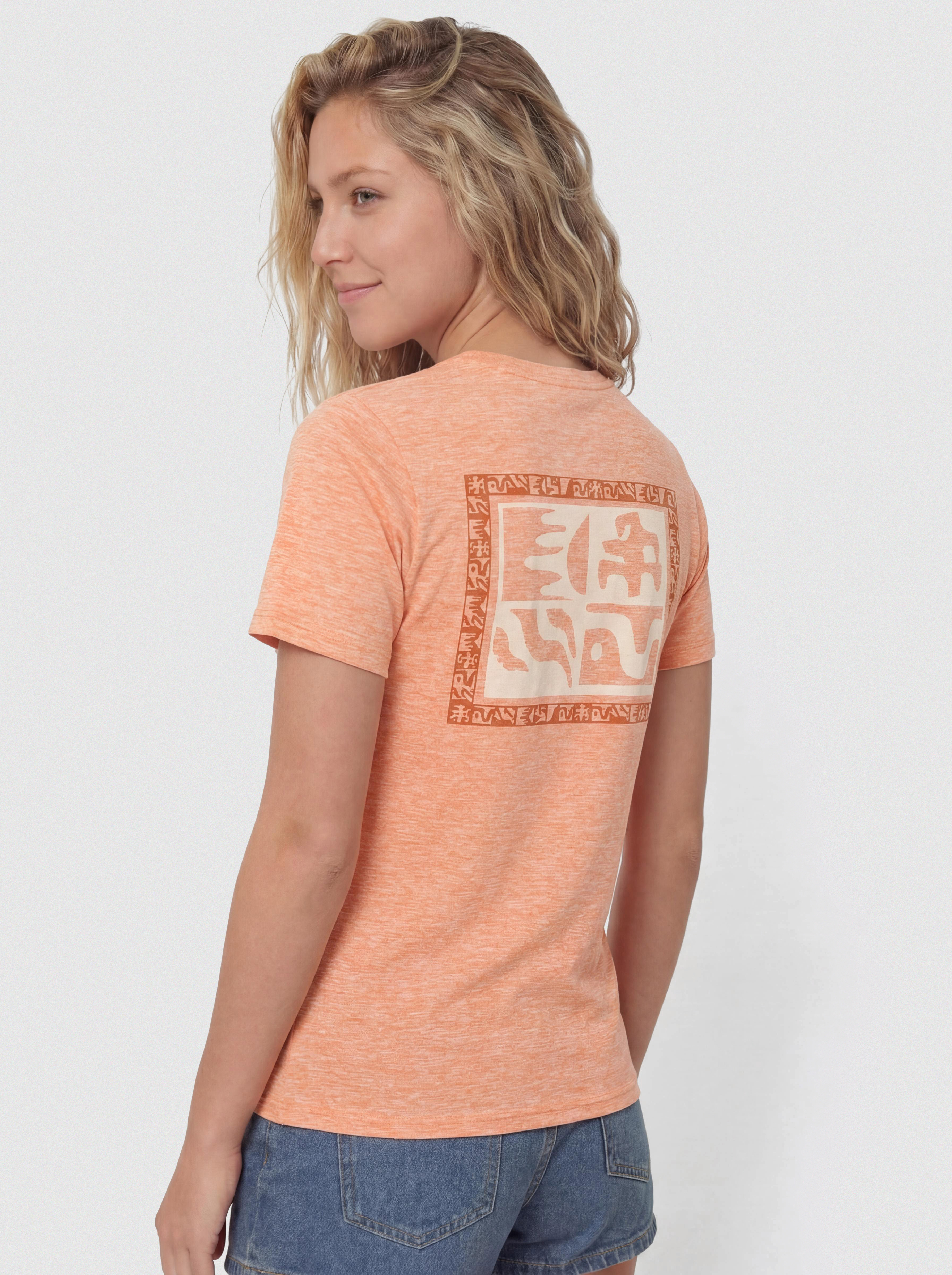 Tricou Patagonia Capilene Cool Mother Rays Wmn (peach sherbet)