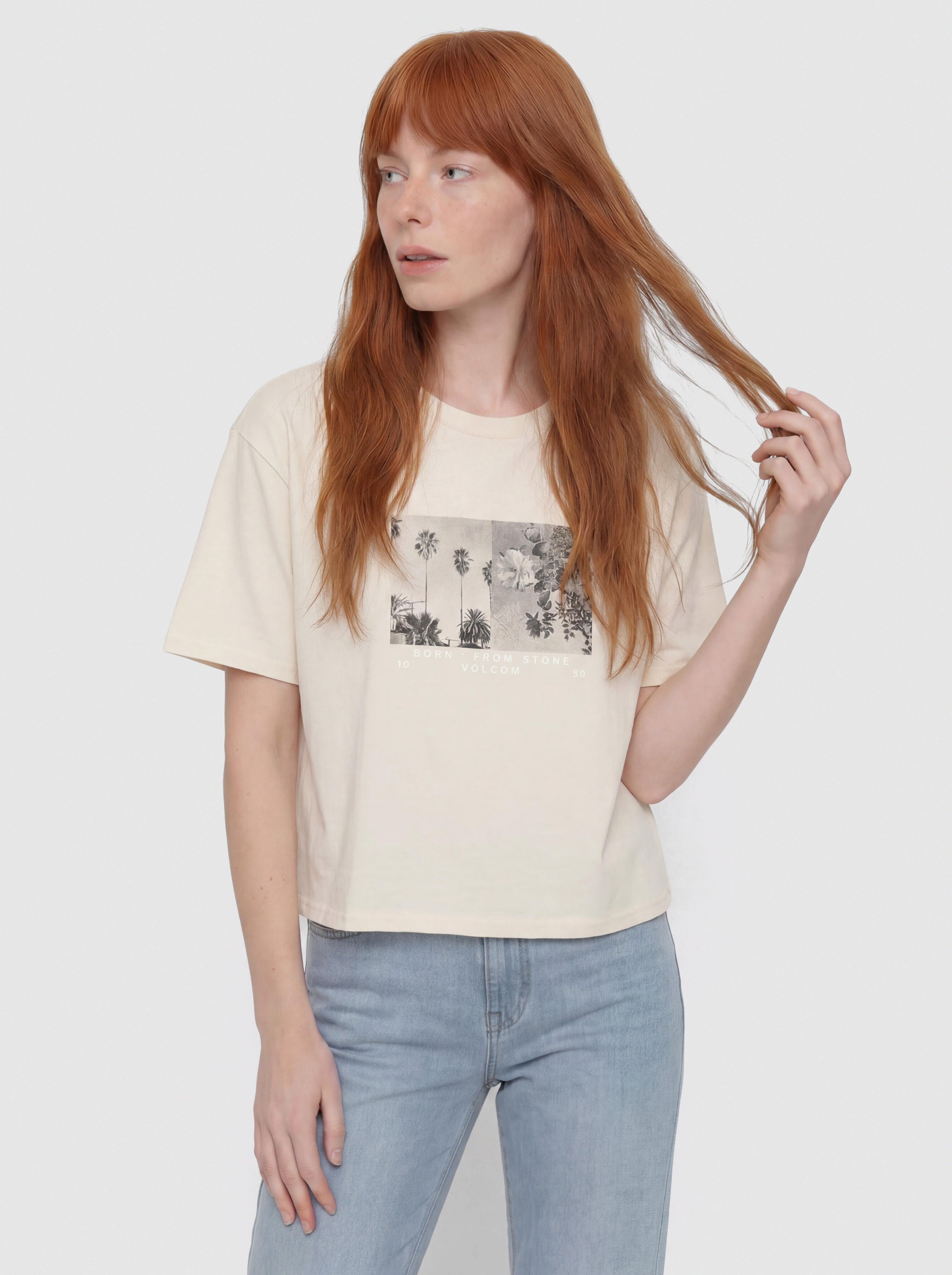 Tricou Volcom Bliss Wmn (vintage white)