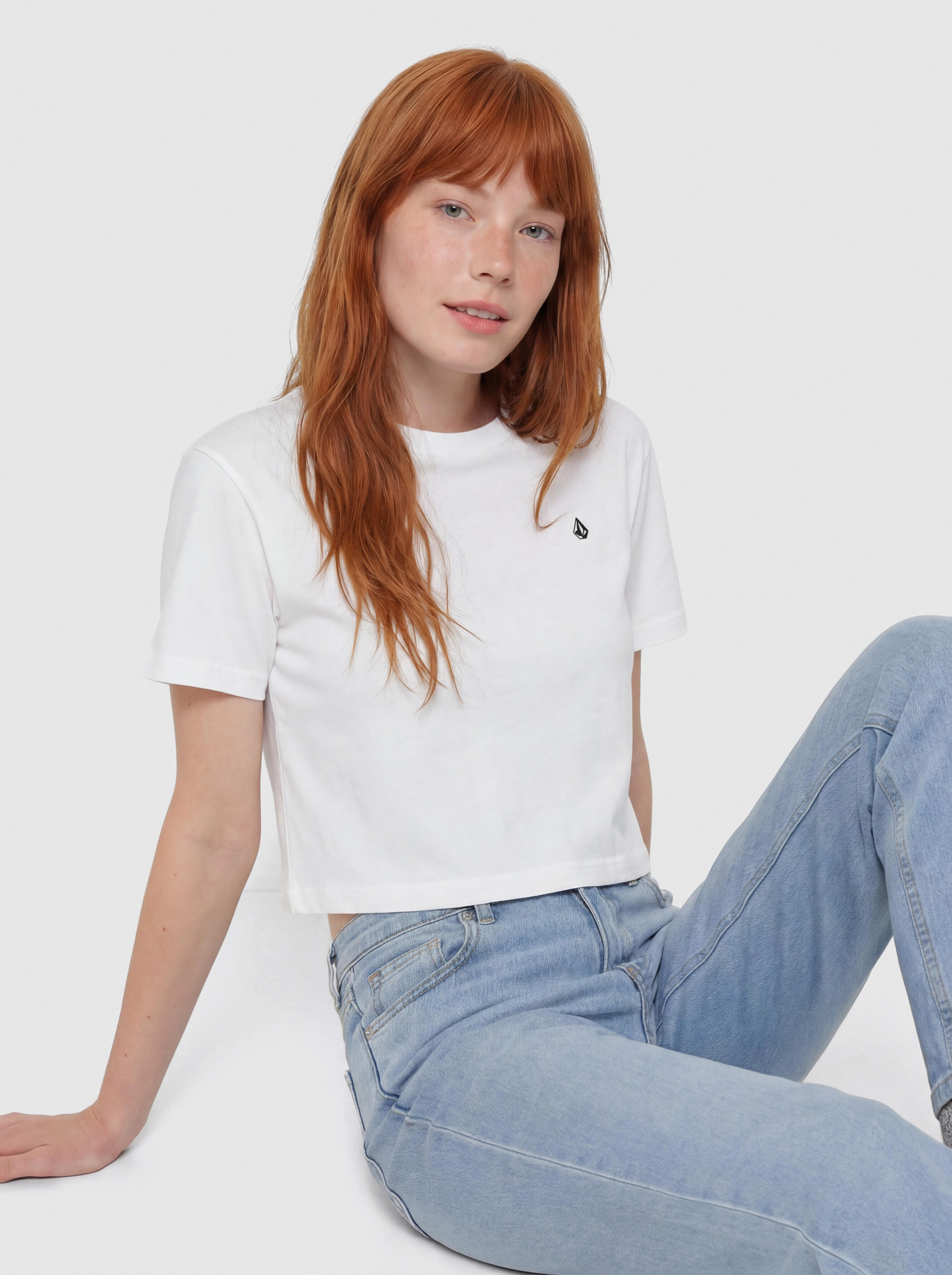 Tricou Volcom Stone Blanks Up Wmn (white)