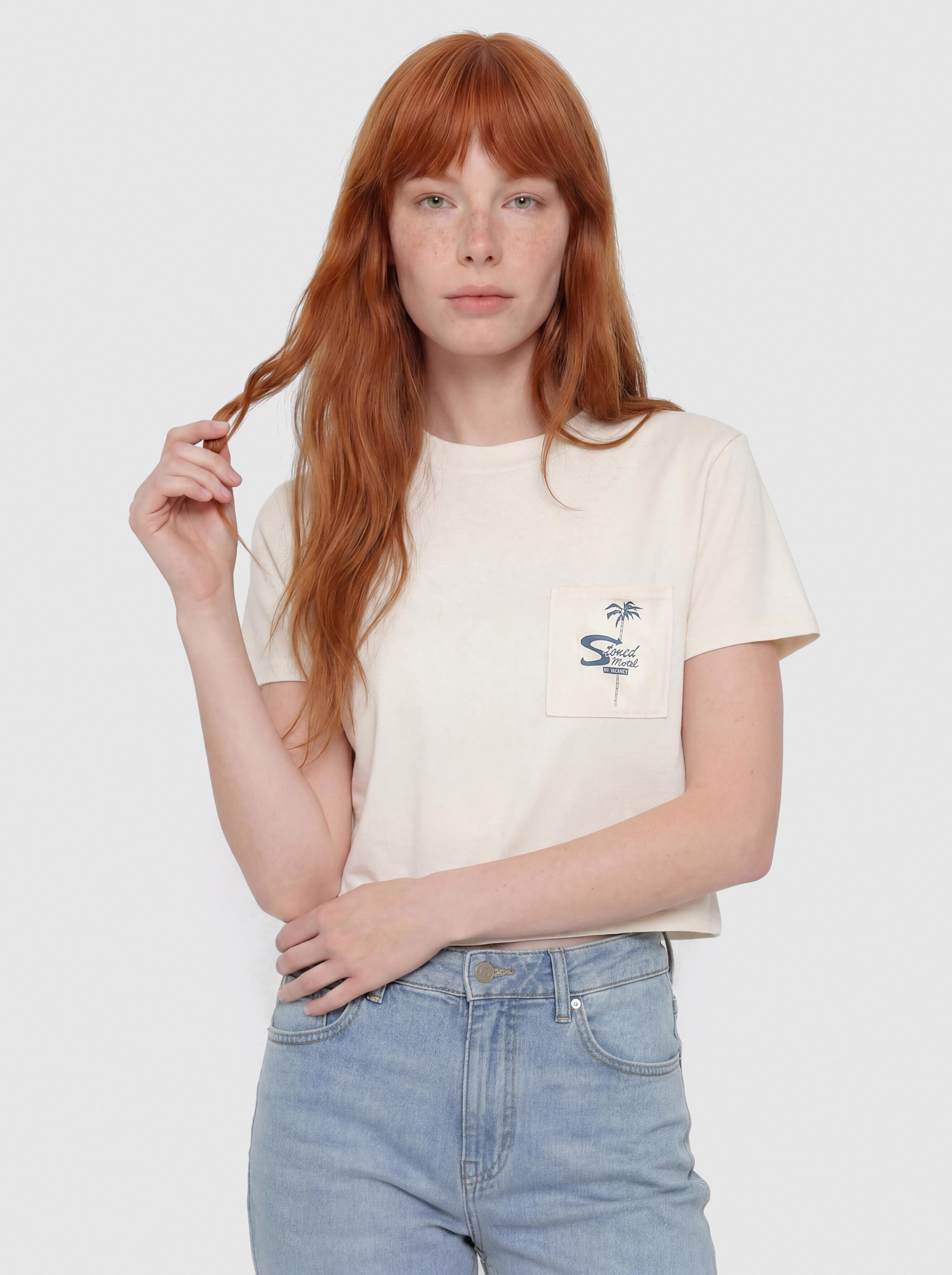 Tricou Volcom Pocket Dial Wmn (vintage white)