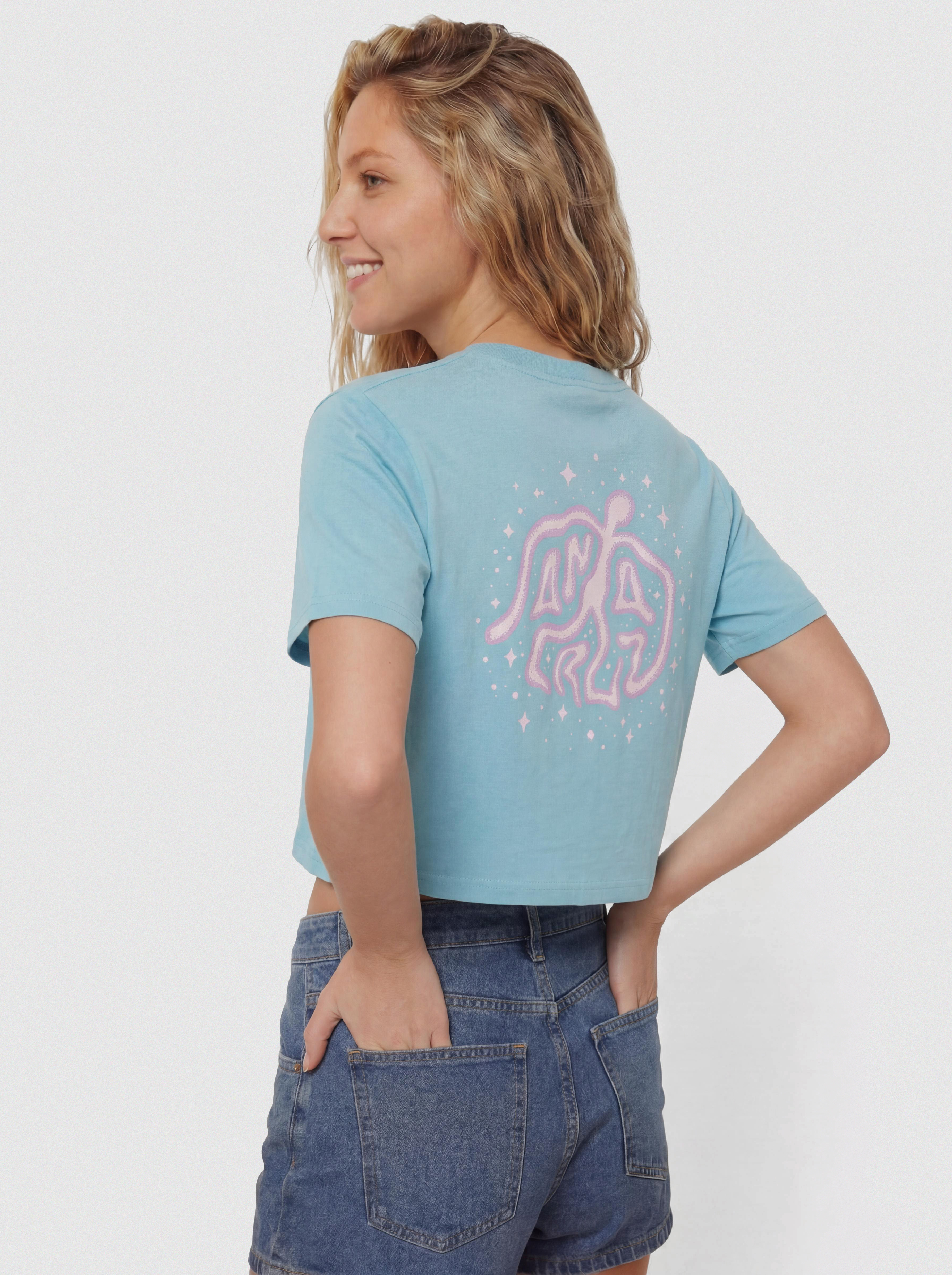 Tricou Santa Cruz Aura Wmn (norse blue)