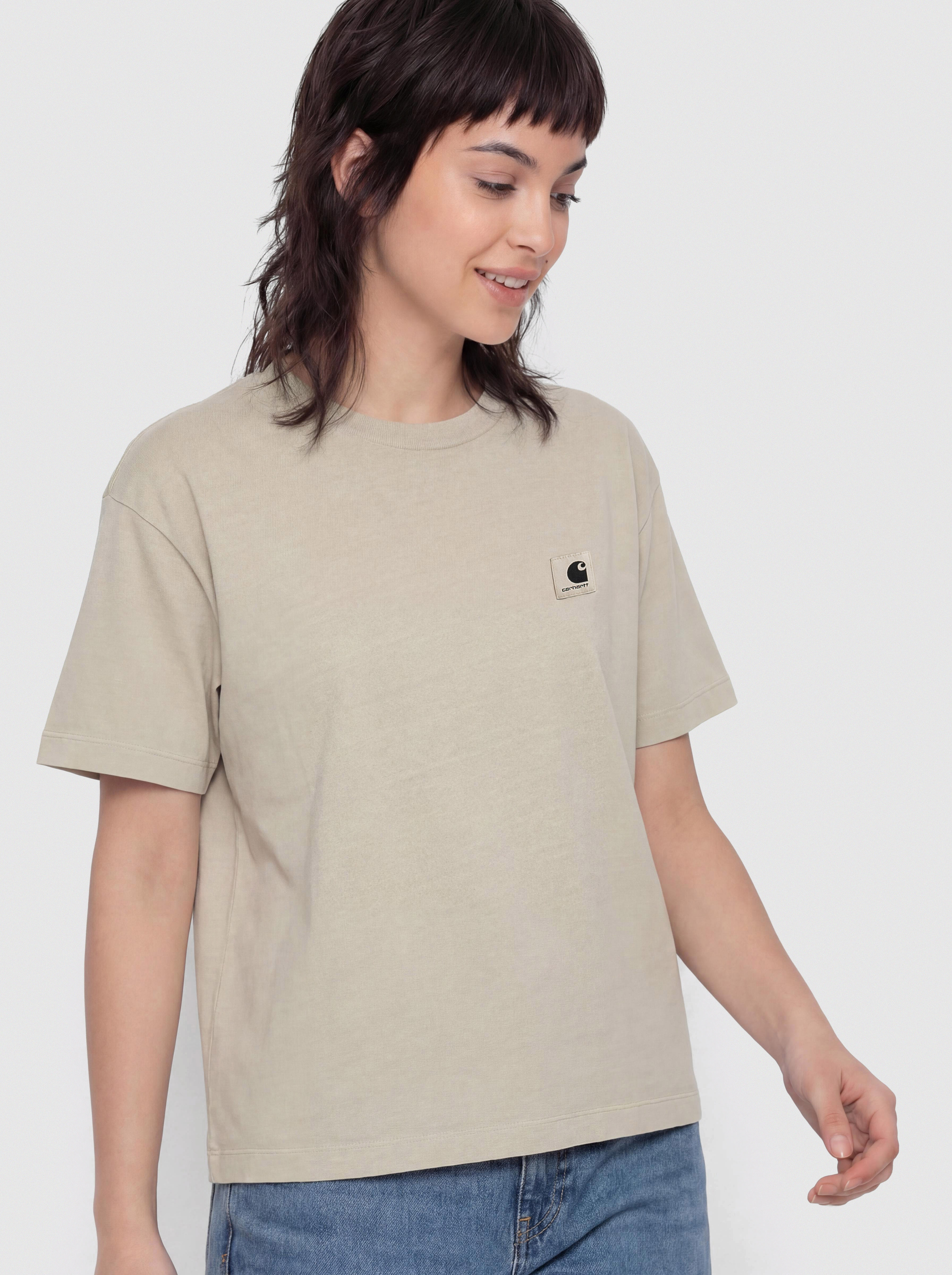 Tricou Carhartt WIP Nelson Wmn (stone)