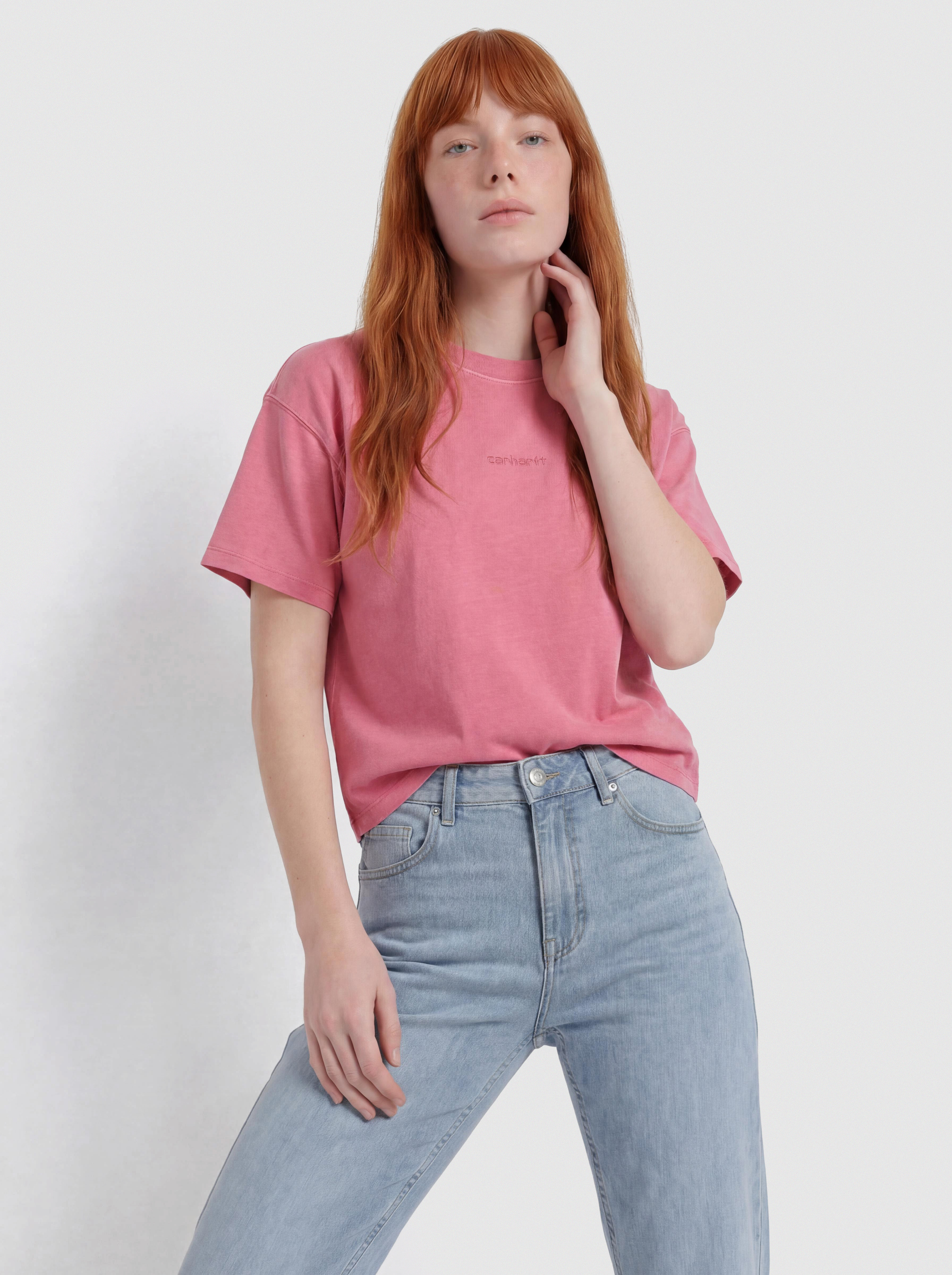 Tricou Carhartt WIP Benton Wmn (primrose)