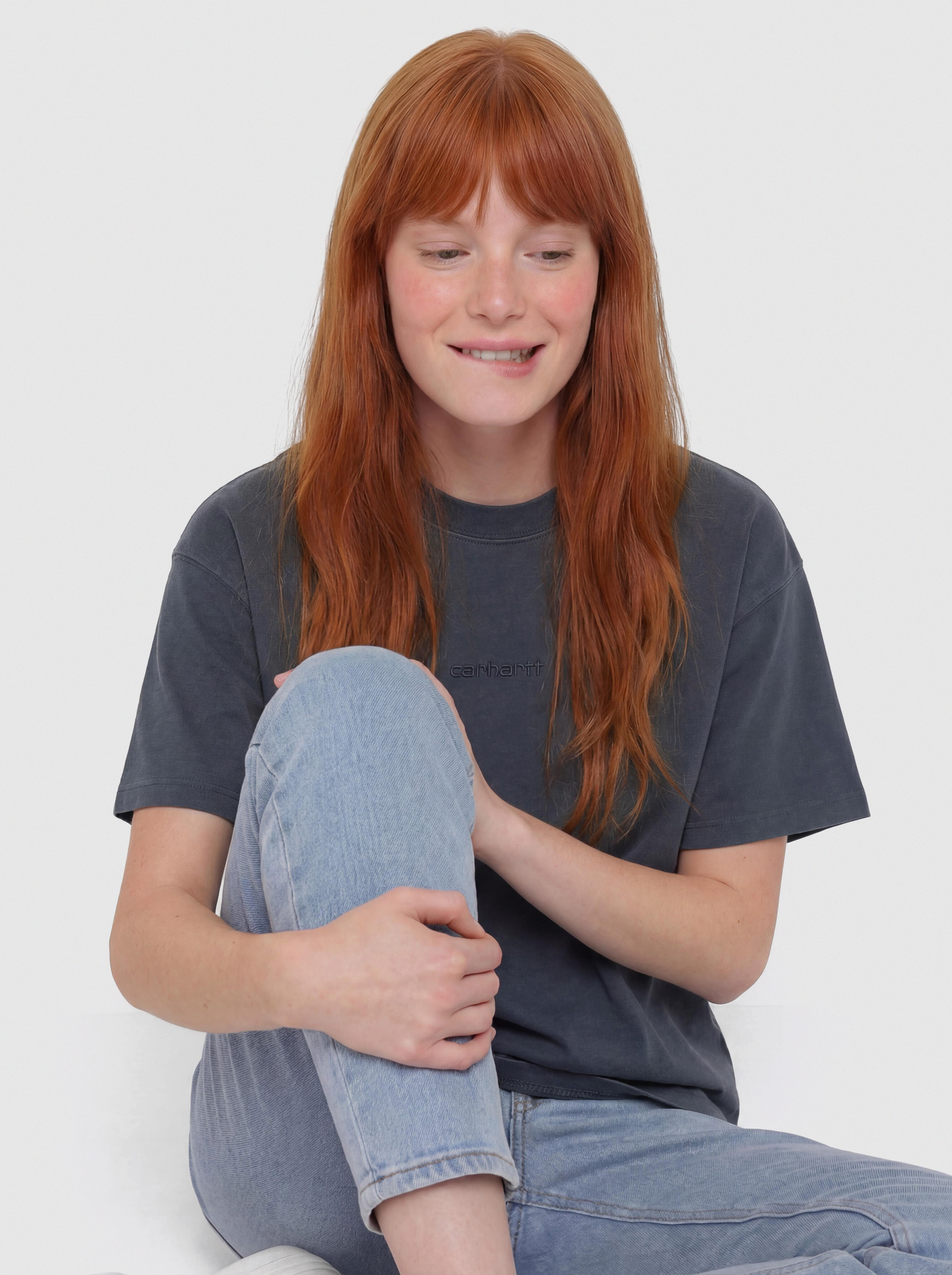 Tricou Carhartt WIP Benton Wmn (carbon)