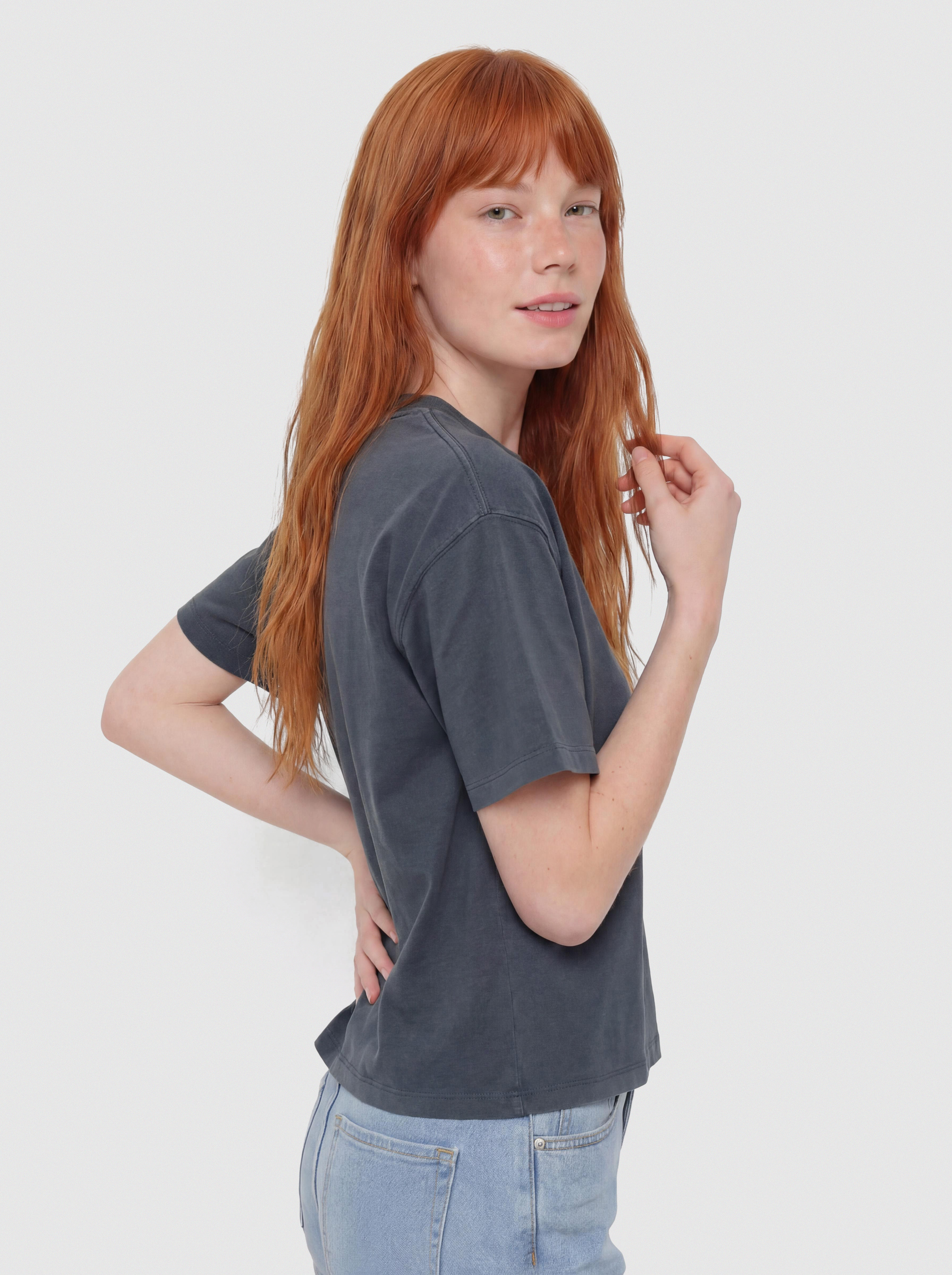 Tricou Carhartt WIP Benton Wmn (carbon)