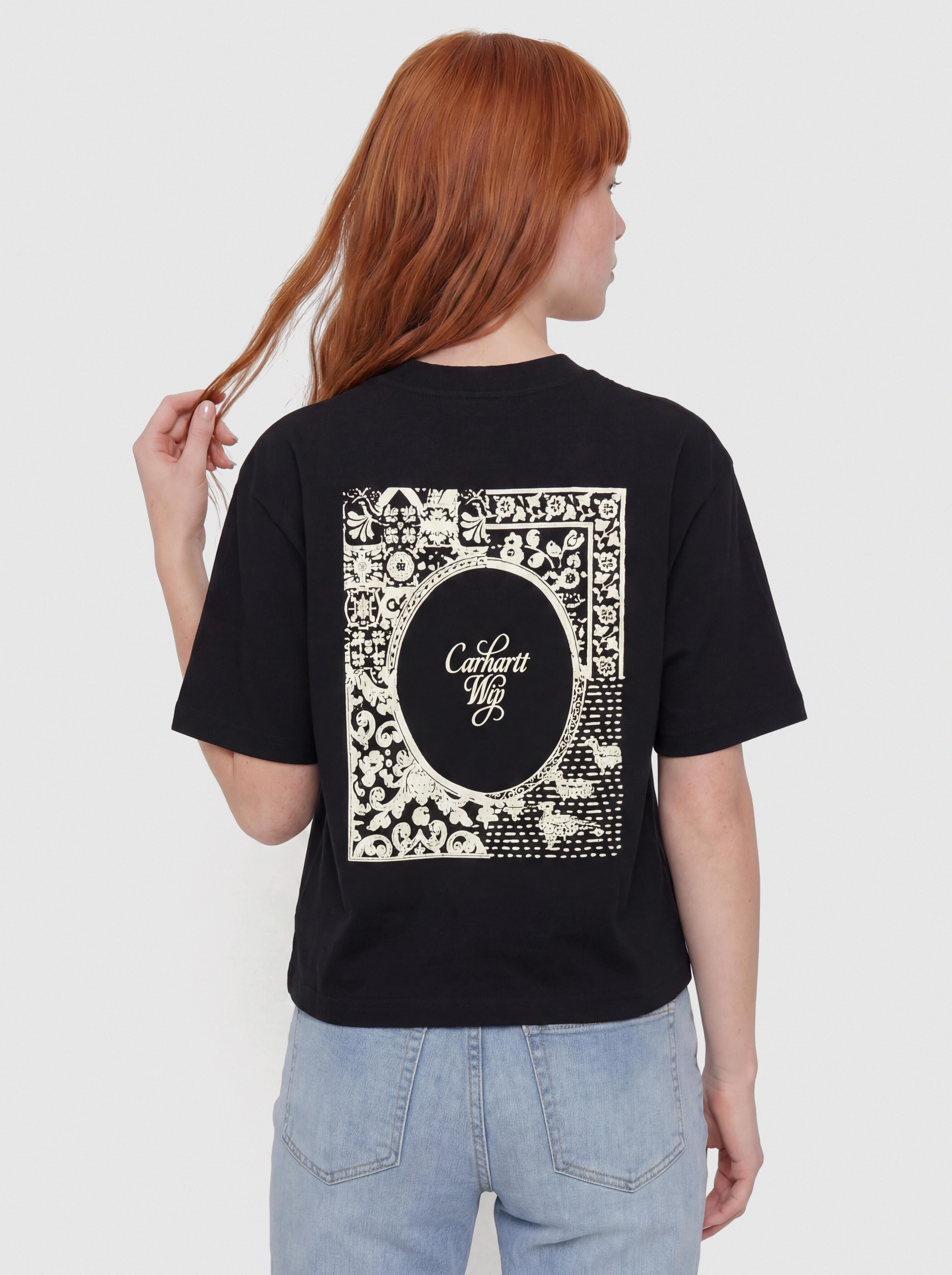 Tricou Carhartt WIP Vestige Wmn (black)