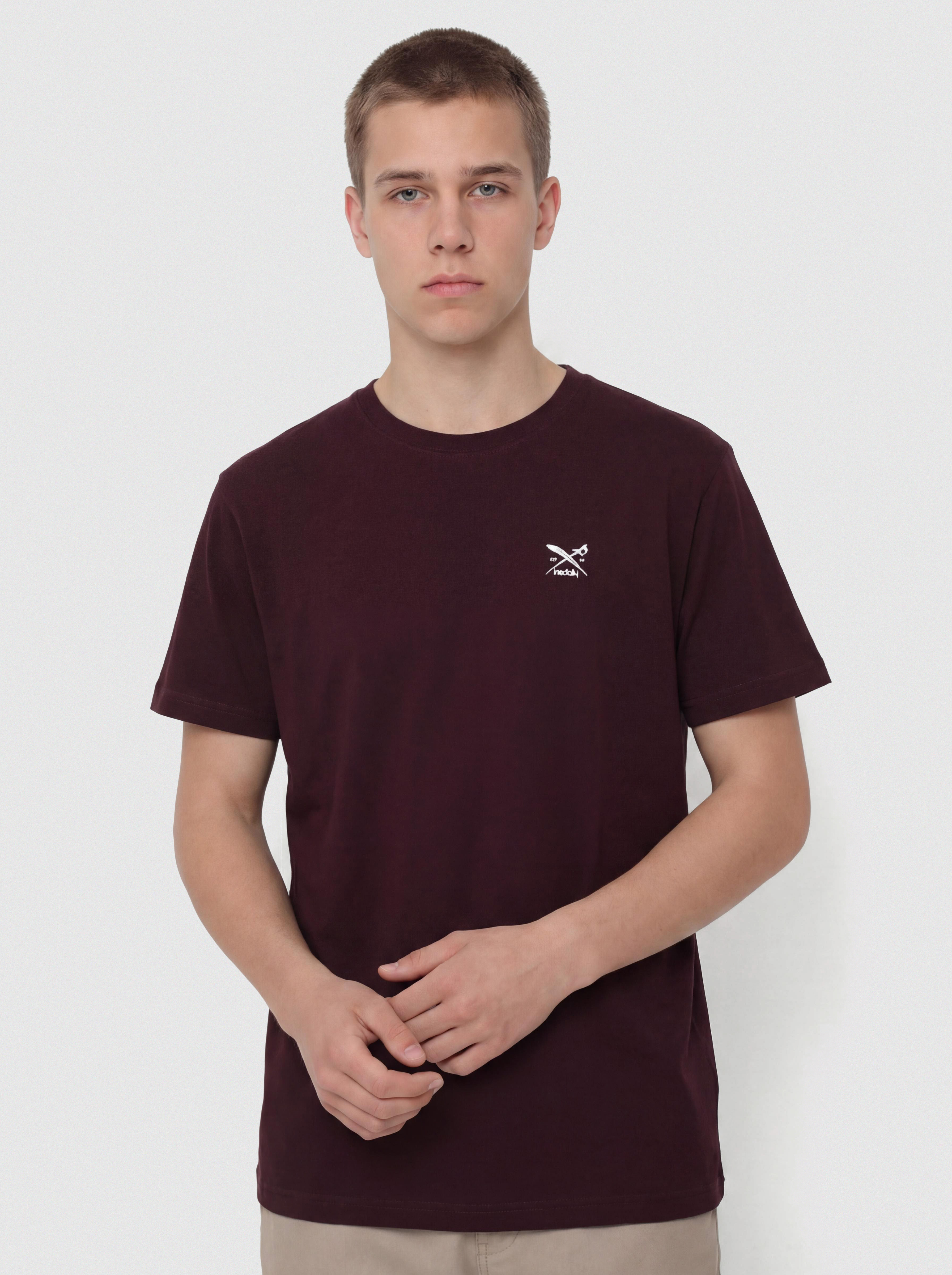 Tricou Iriedaily Chestflag (aubergine)