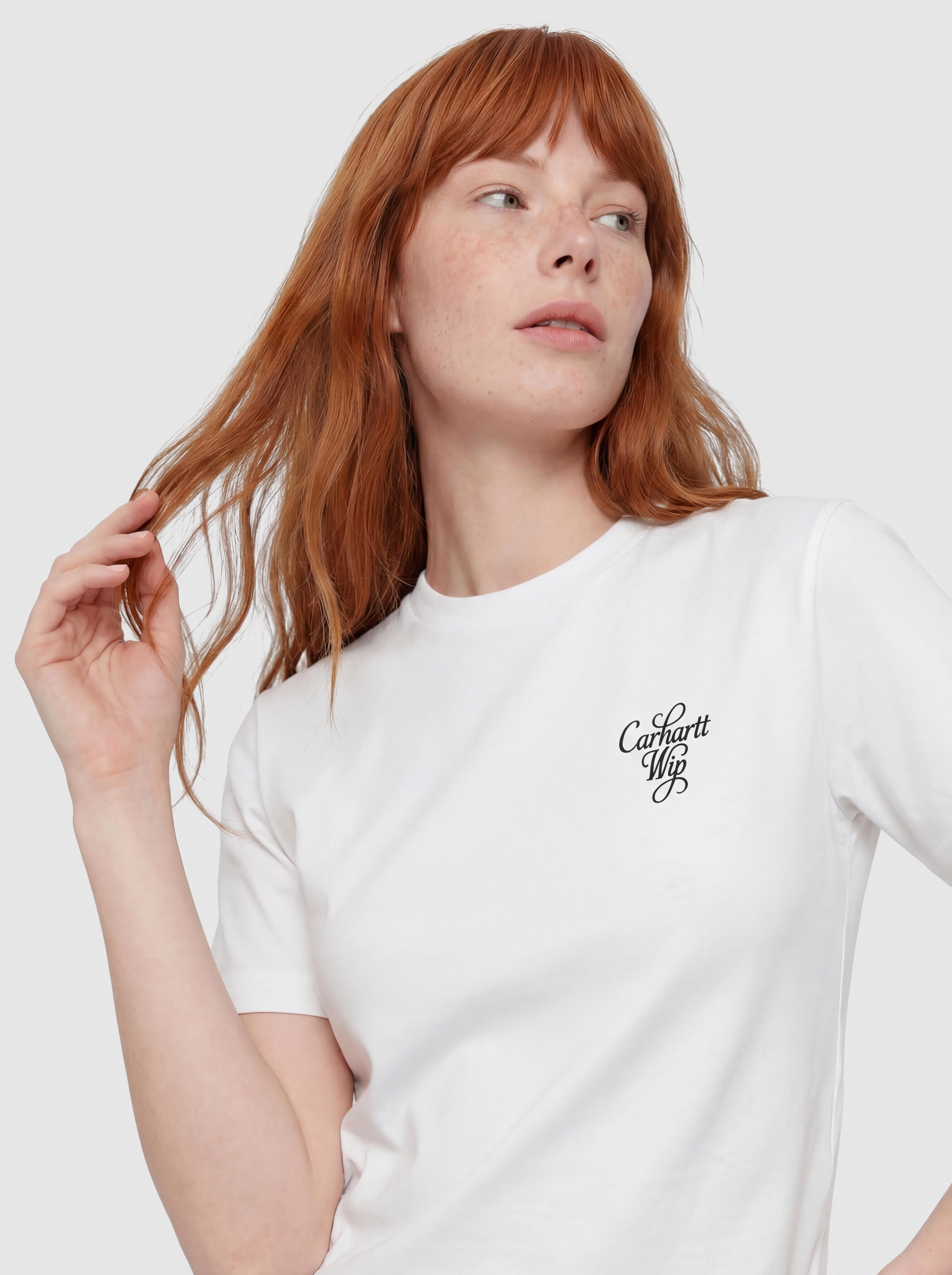 Tricou Carhartt WIP Vestige Wmn (white)