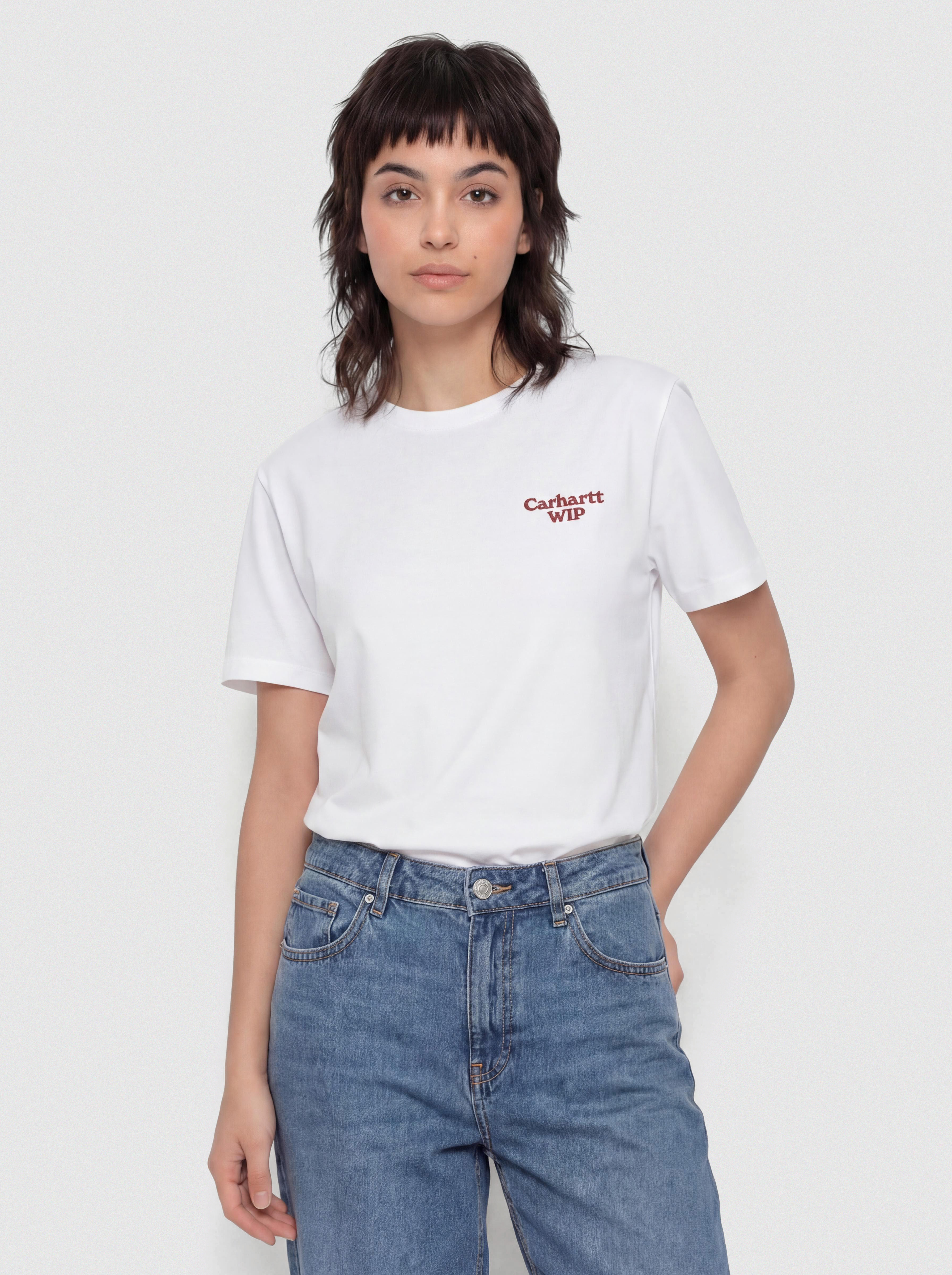 Tricou Carhartt WIP Spoiled Wmn (white)