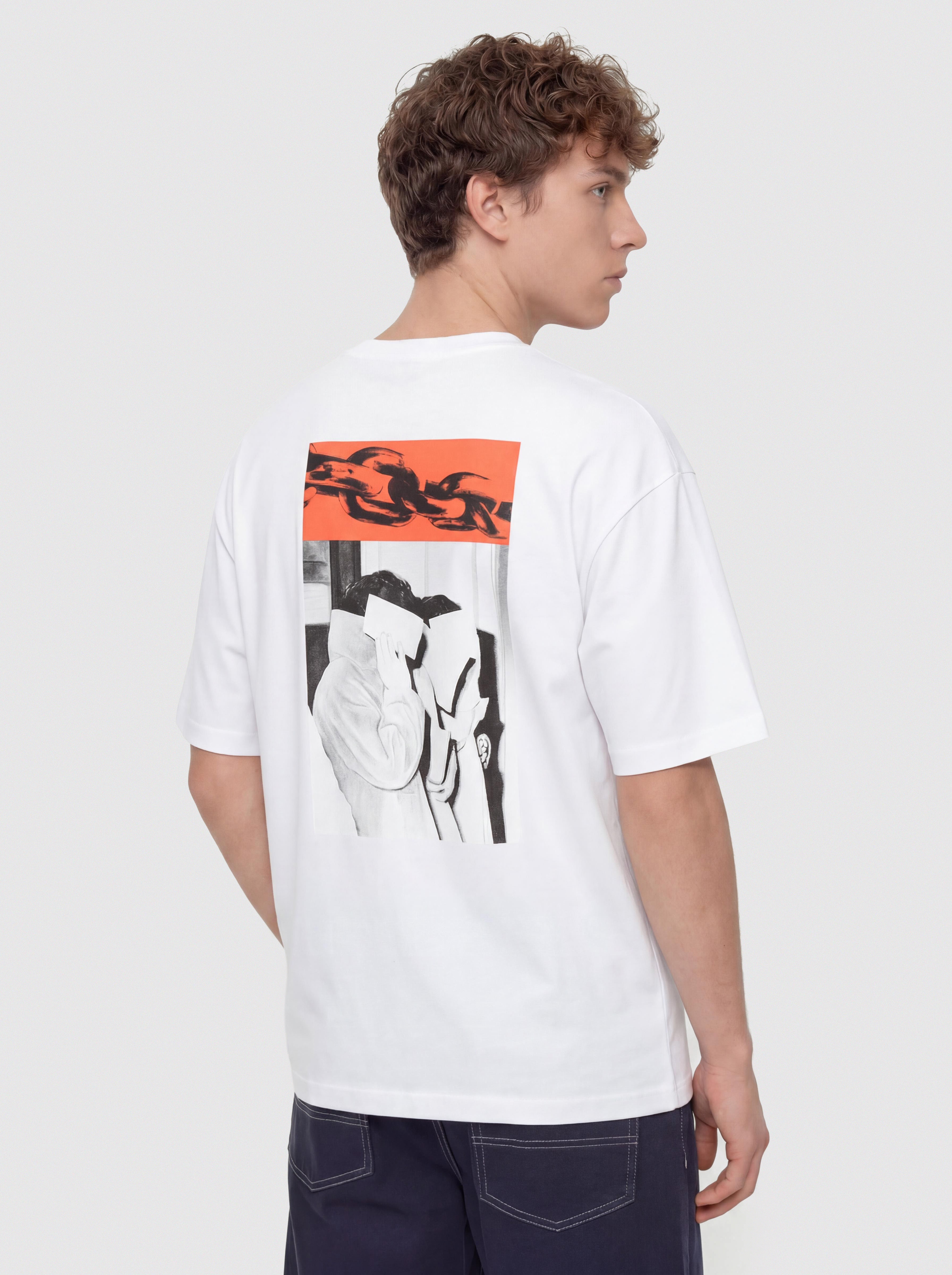 Tricou Carhartt WIP Sean Hamilton 01 (white)