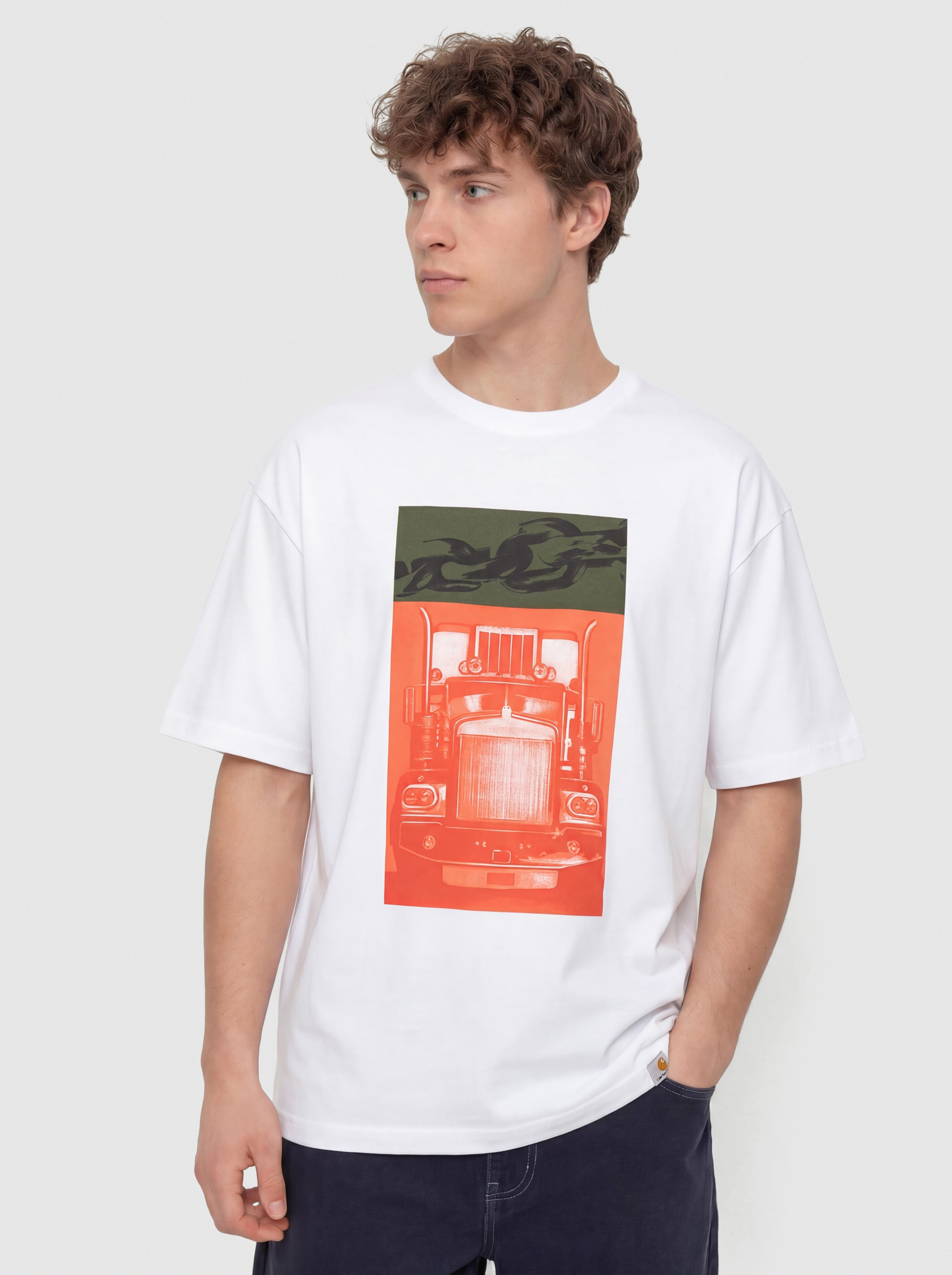 Tricou Carhartt WIP Sean Hamilton 01 (white)