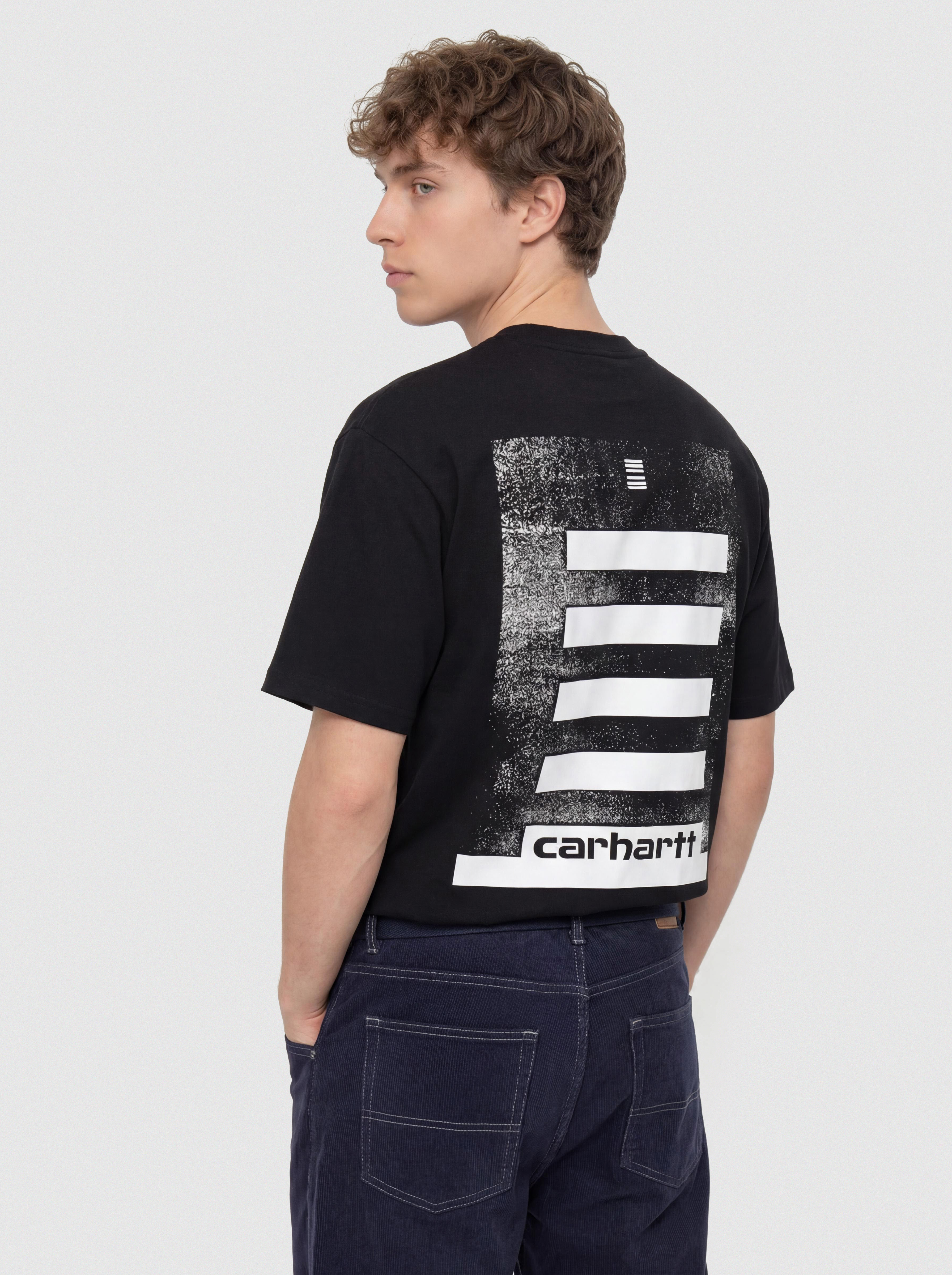 Tricou Carhartt WIP Archive Lines (black)