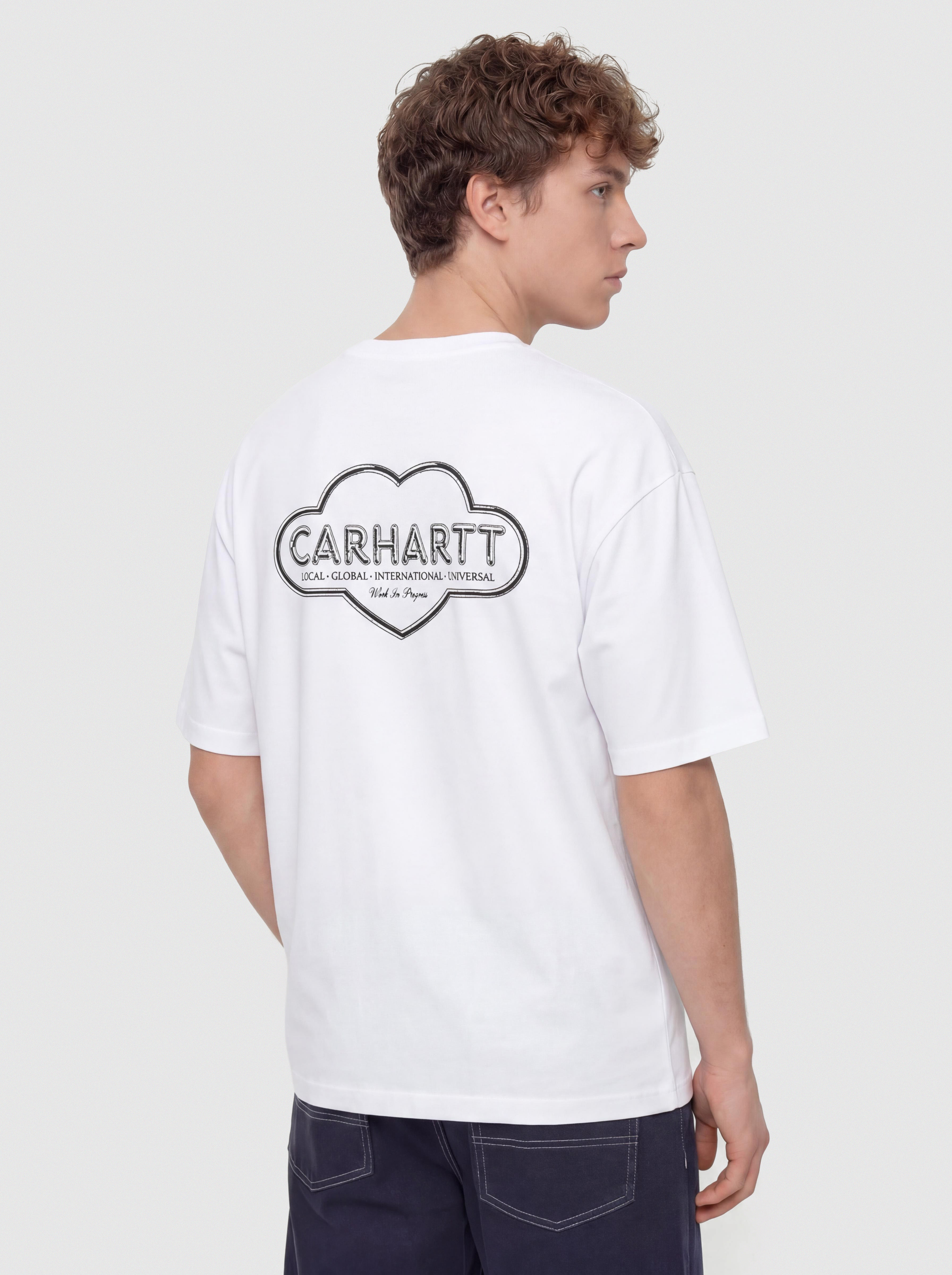 Tricou Carhartt WIP Cloud Heart (white)
