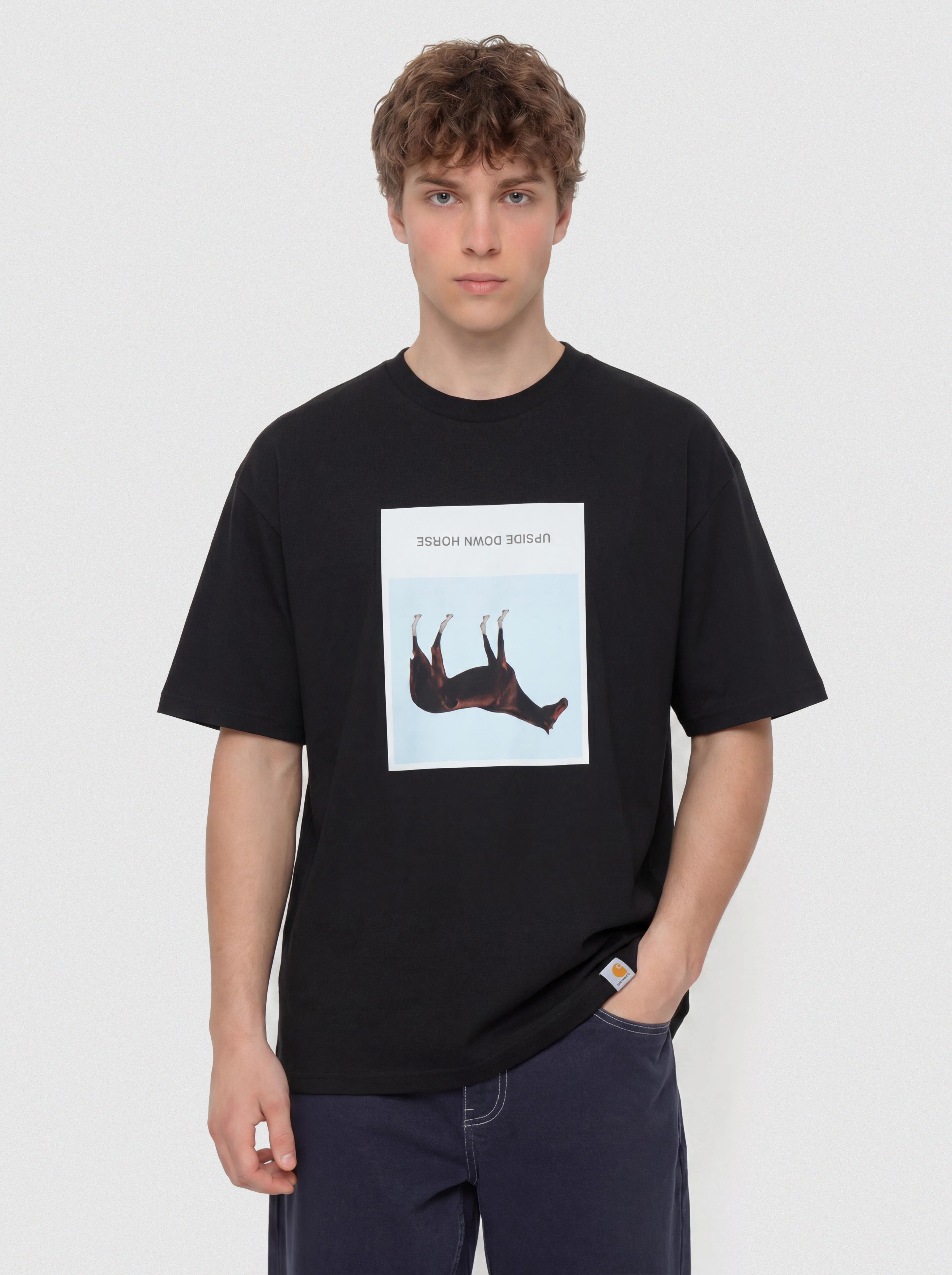 Tricou Carhartt WIP Sean Hamilton 02 (black)